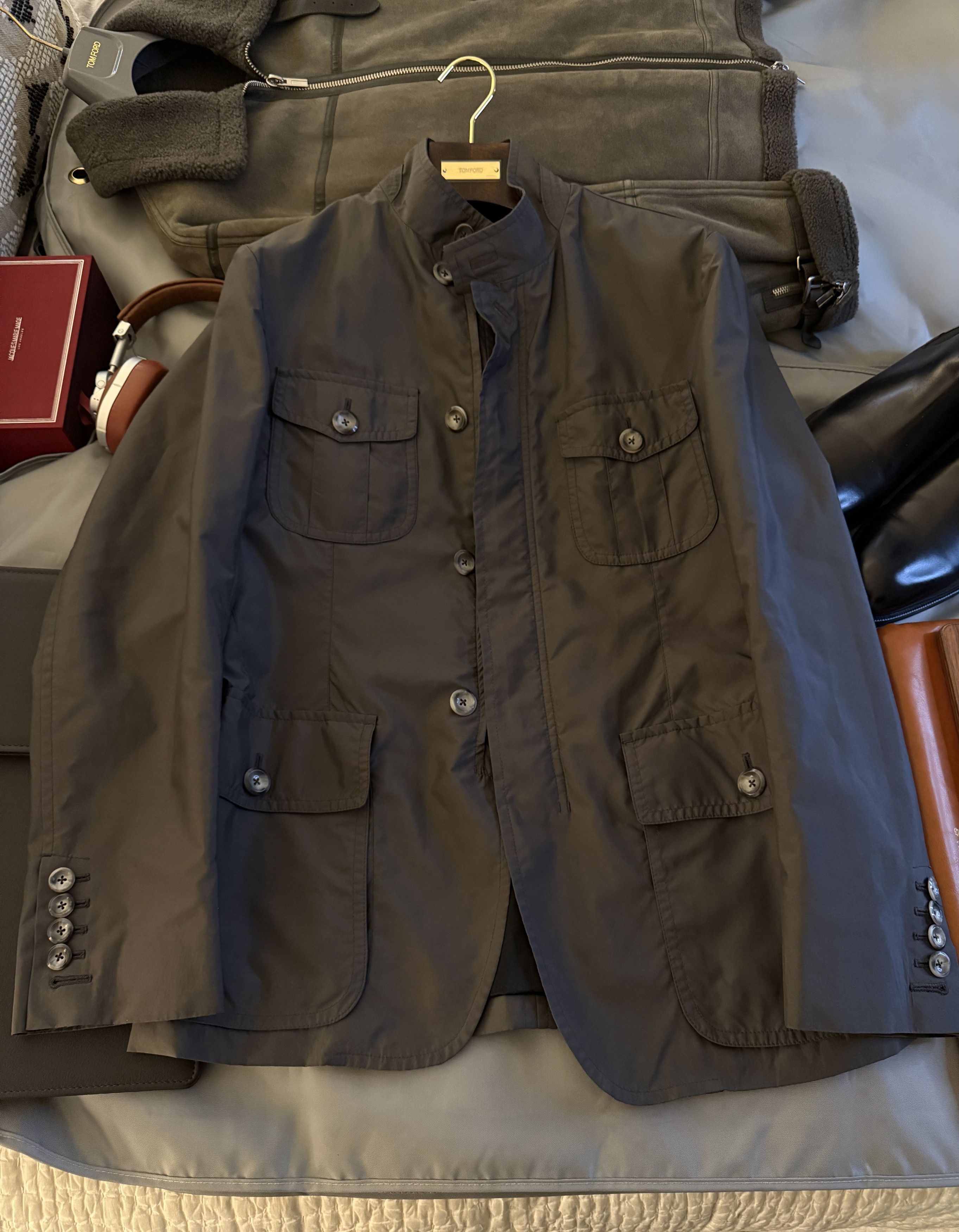 Tom Ford Effortless Cool Rare $4,200 w/tax New TOM FORD Field Jacket Size US M / EU 48-50 / 2 - 14 Thumbnail