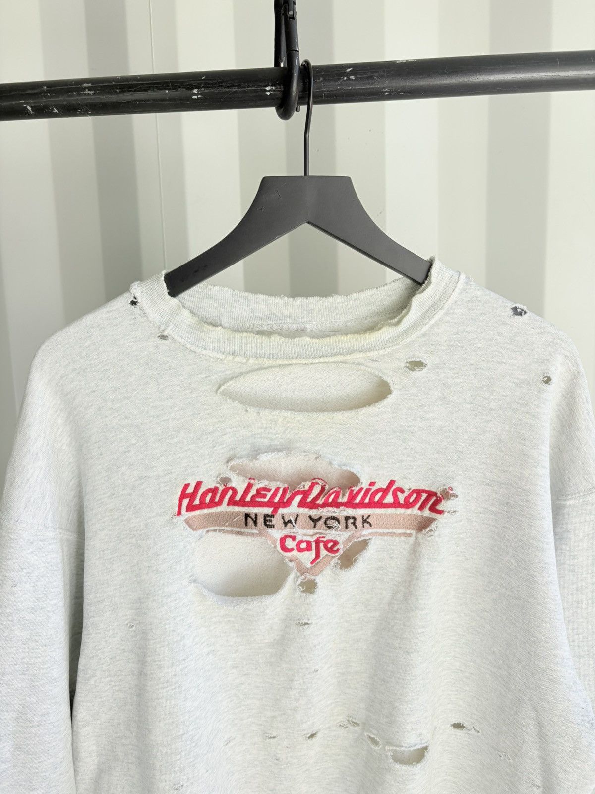 Harley Davidson Vintage Harley Sweatshirt Faded Distressed Grunge Band Size US L / EU 52-54 / 3 - 3 Thumbnail