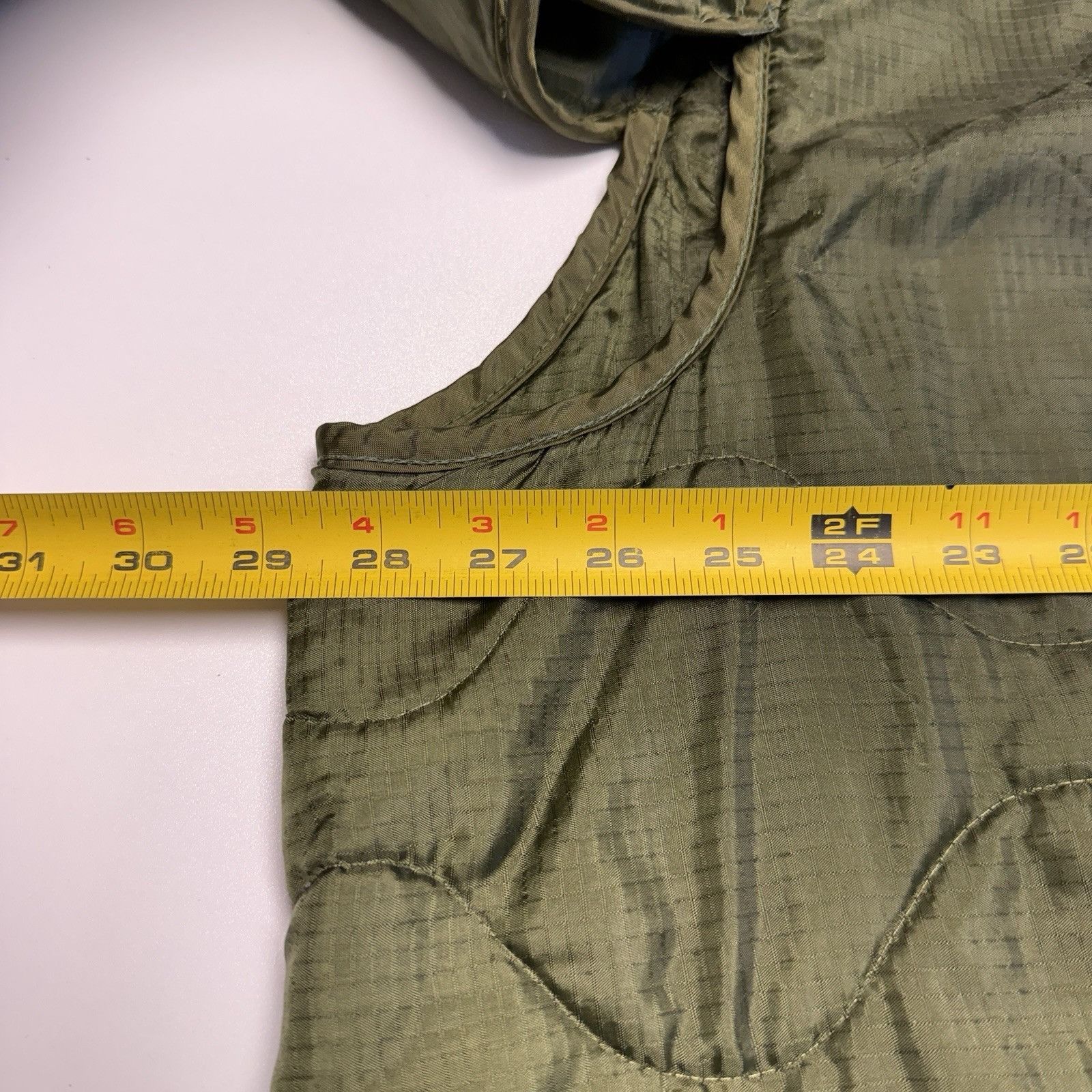 Vintage US Military Liner Mens XL Green Quilted Cold Weather Size US XL / EU 56 / 4 - 11 Thumbnail