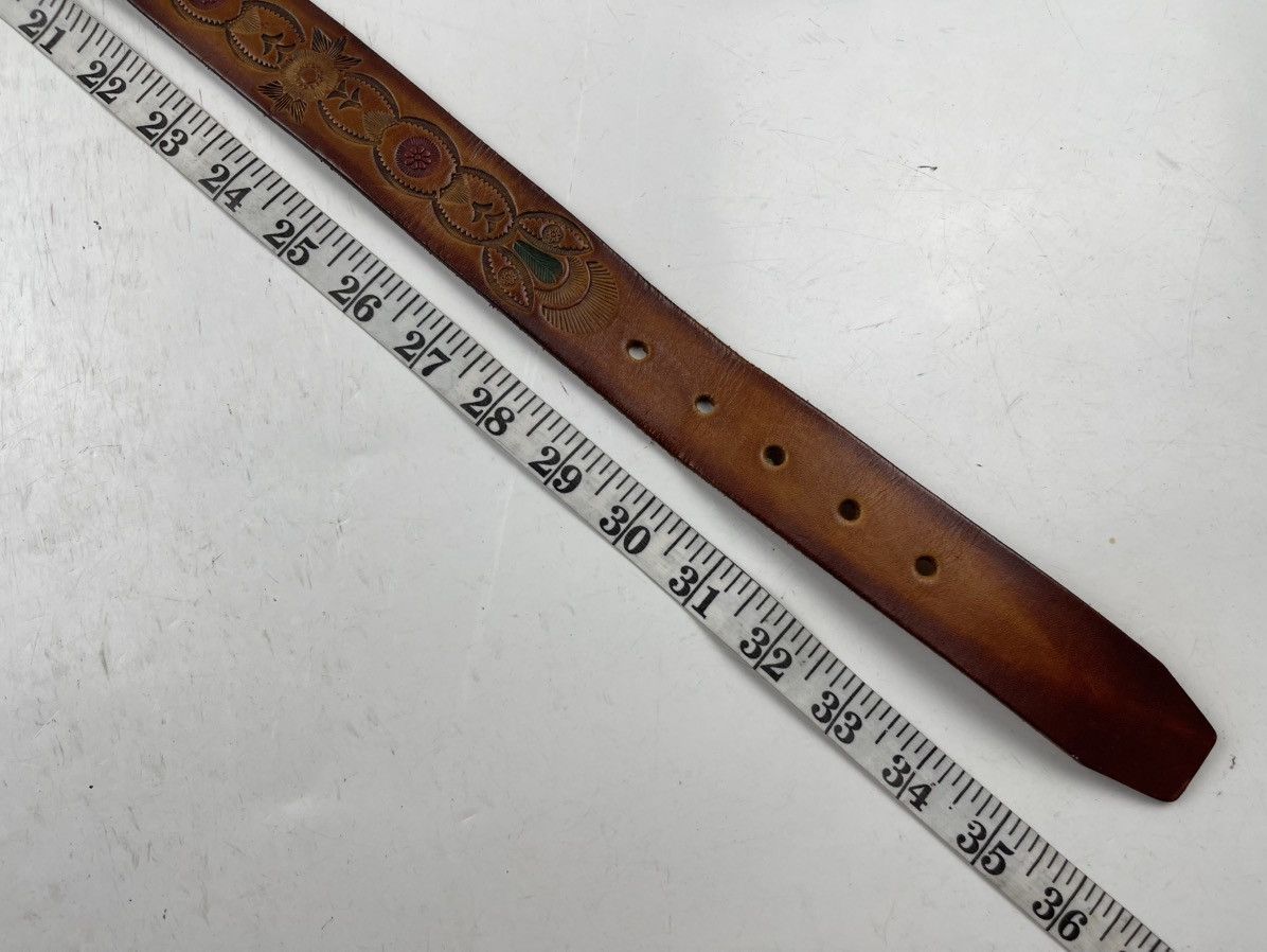 Other rare design leather belt tc40 Size 32 - 4 Thumbnail