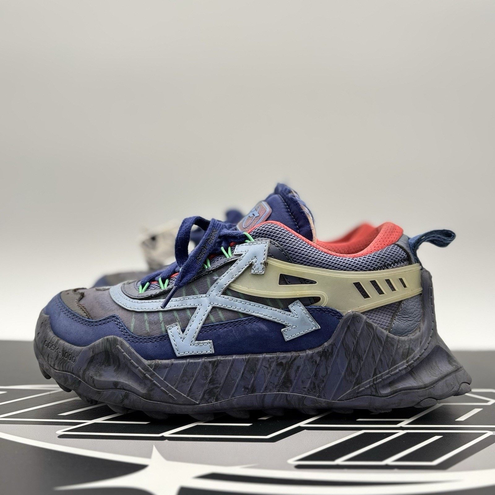 Off-White Size 41 (8 US) Off-White ODSY-1000 ' Blue' | GOOD CONDITION! Size US 8 / EU 41 - 1 Thumbnail