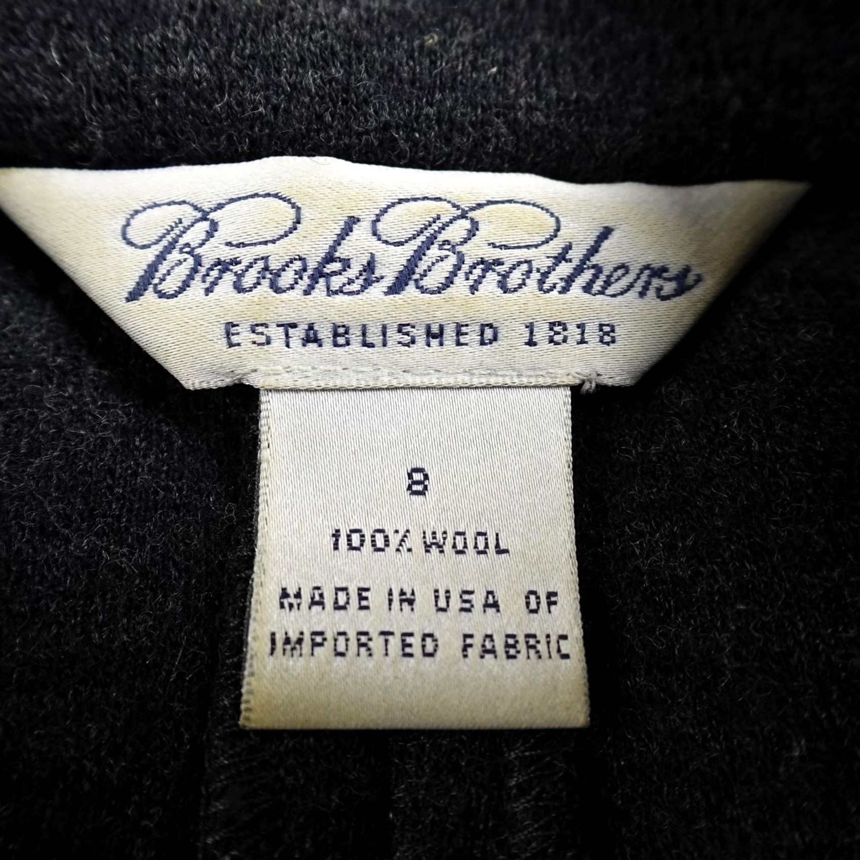 Brooks Brothers VTG Brooks Brothers Blazer Womens 8 Gray Wool Classic Sport Coat Jacket Suit USA Size M / US 6-8 / IT 42-44 - 4 Thumbnail