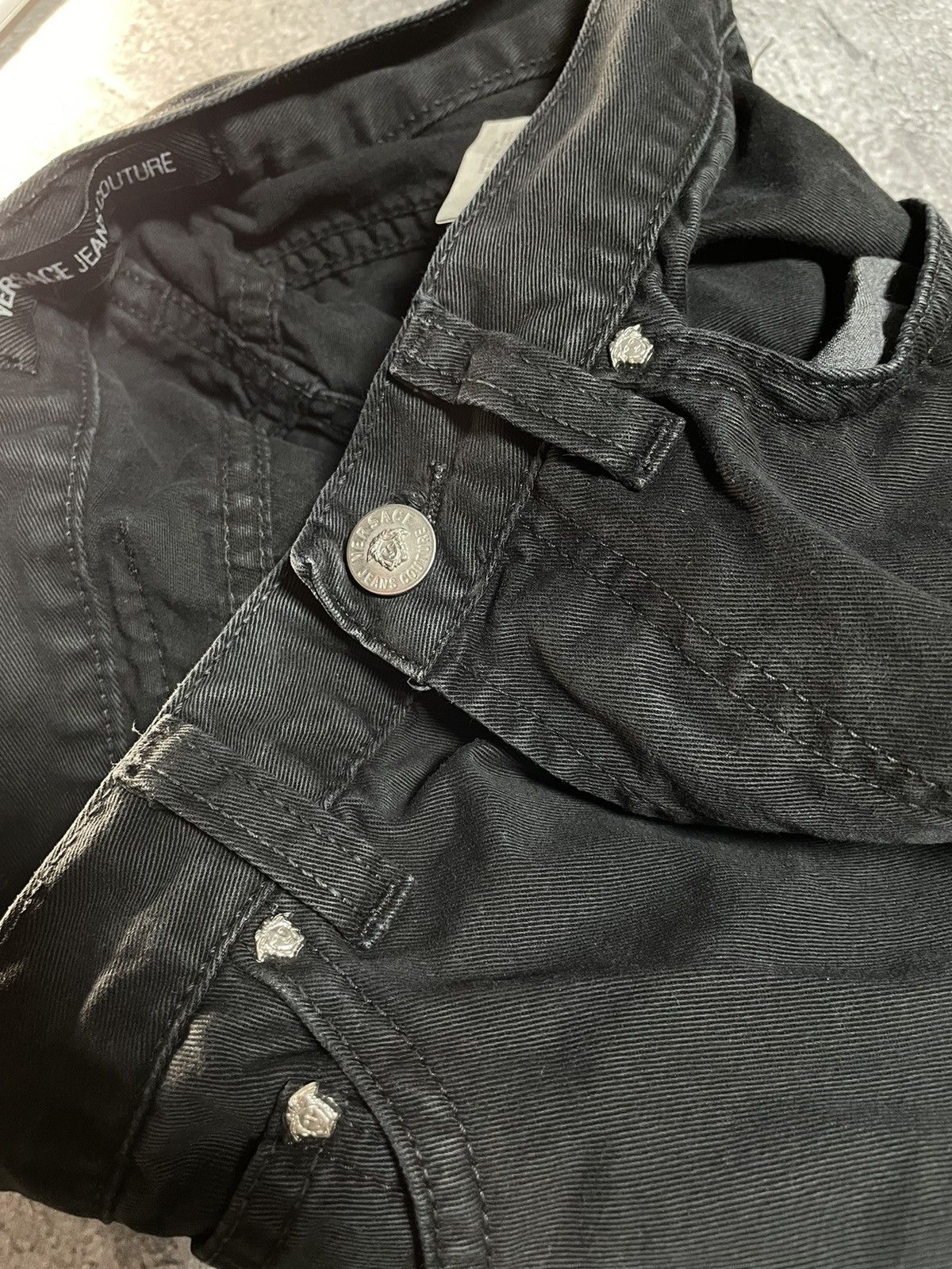 Versace × Versace Jeans Couture P1 Versace Vintage high rise Jeans Couture Size US 28 / EU 44 - 5 Thumbnail