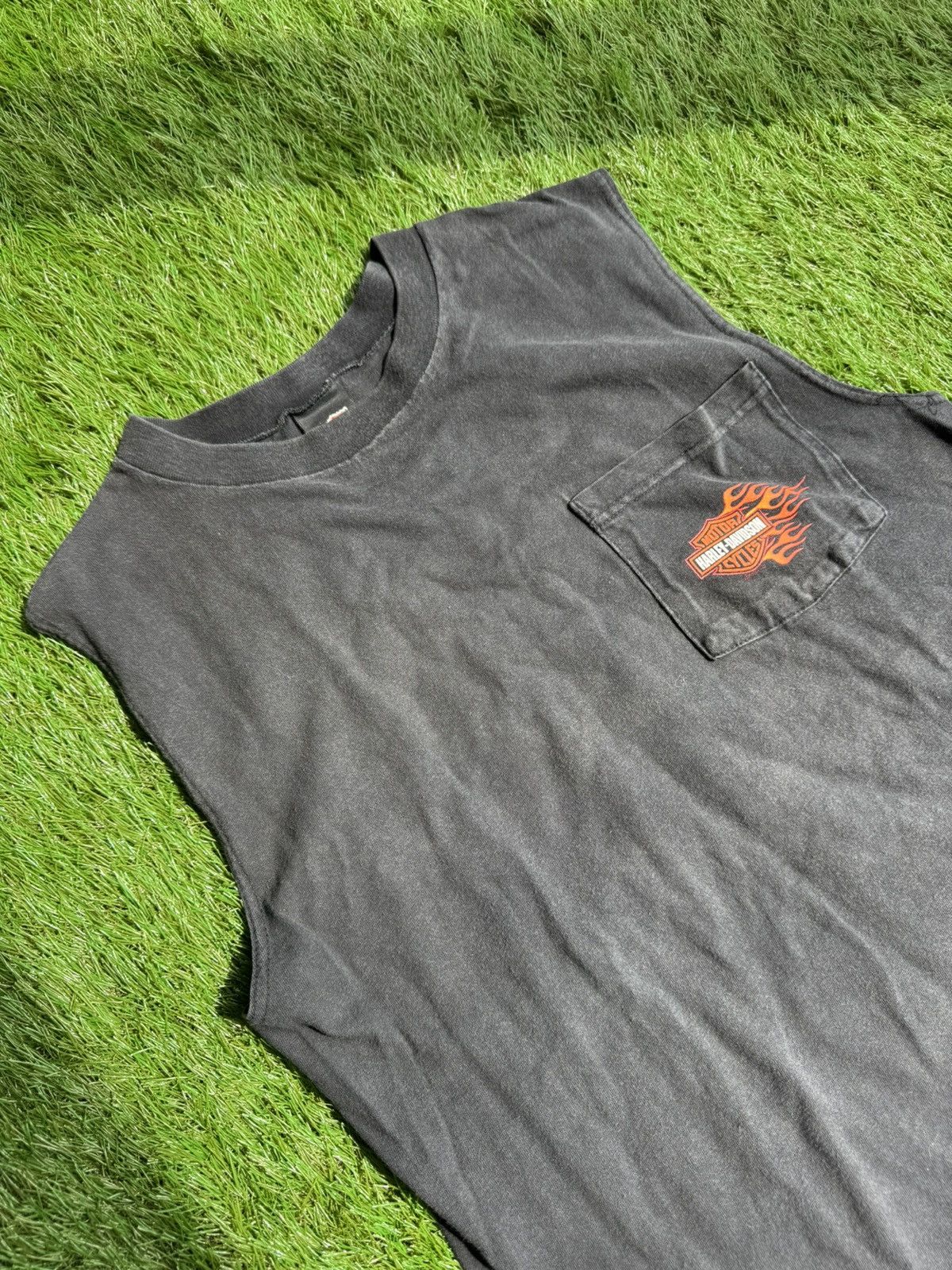 Harley Davidson Vintage Sleeveless Harley Davidson Shirt Size US M / EU 48-50 / 2 - 2 Thumbnail