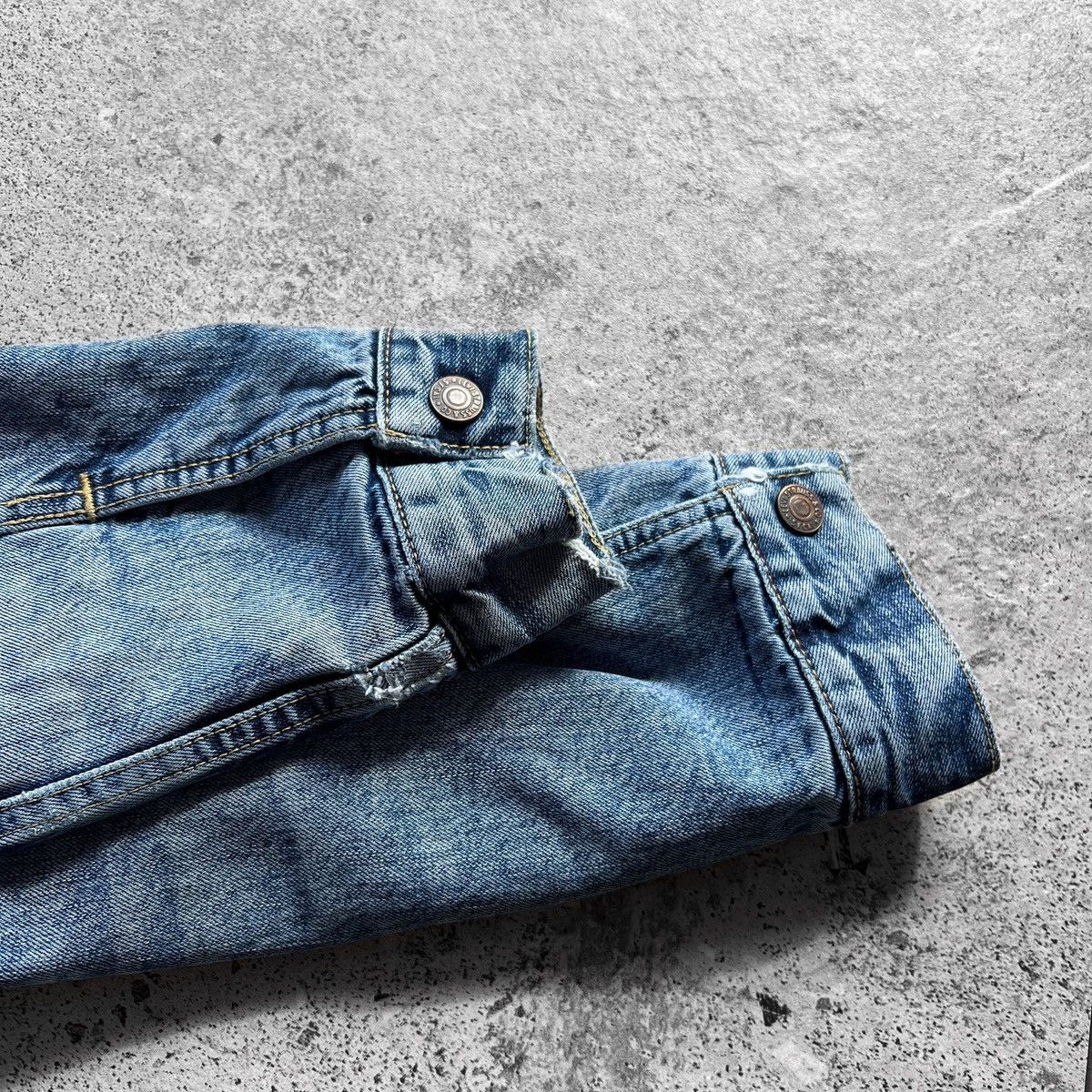 Designer × Levi's Levis Sherpa Lined Trucker Denim Blue Jacket Long Sleeve Size US S / EU 44-46 / 1 - 6 Thumbnail