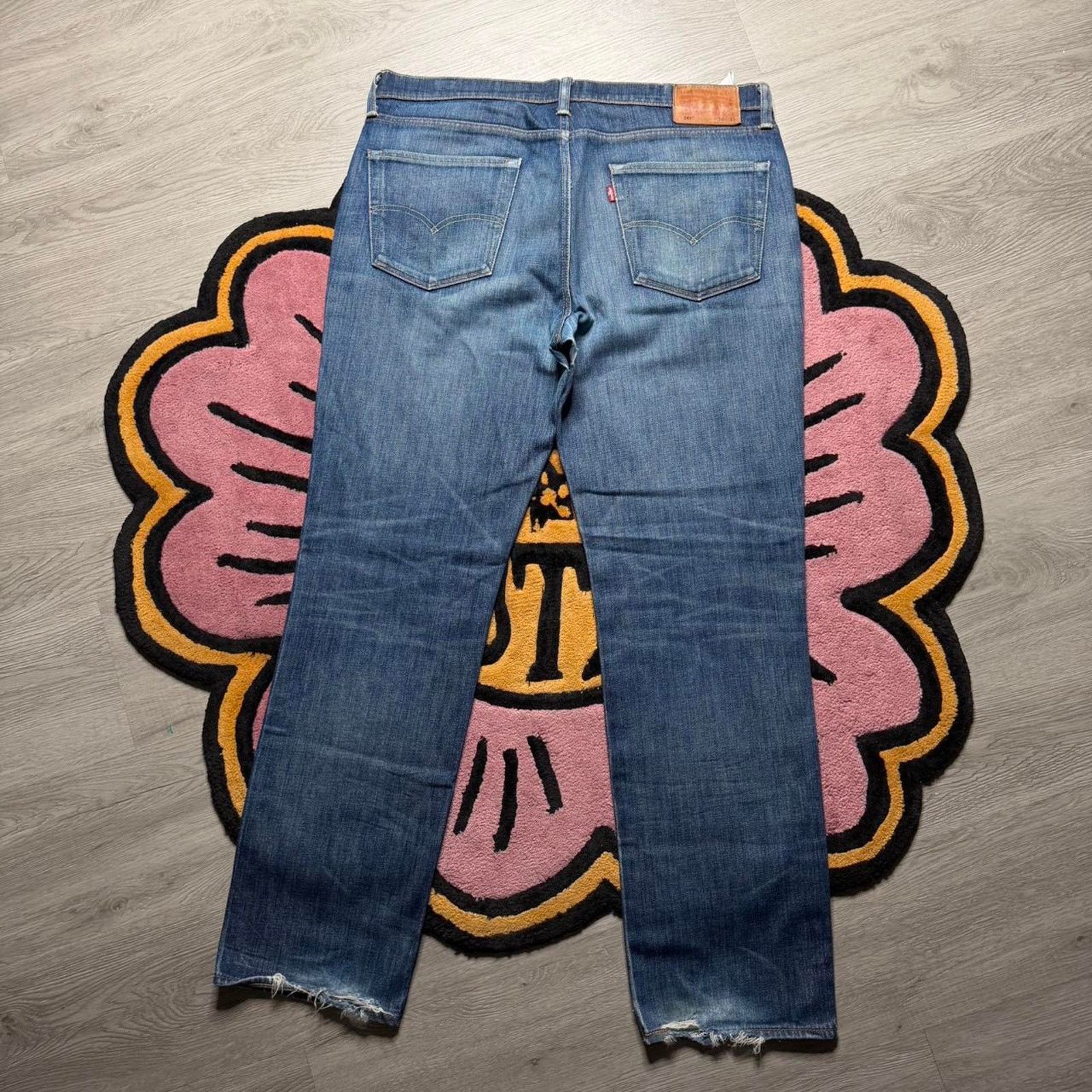 Levi's Levi’s Strauss 541 Athletic Taper White Oak Cone Denim Jeans Size US 36 / EU 52 - 7 Thumbnail