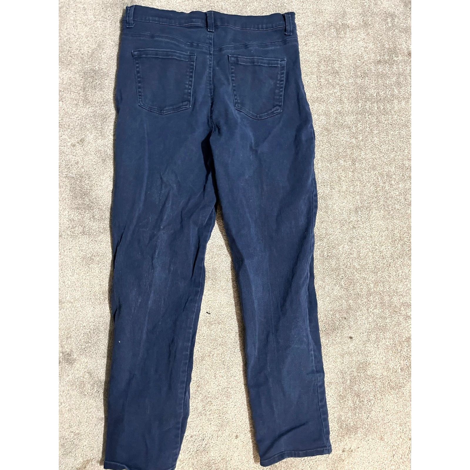 Gloria Vanderbilt Gloria Vanderbilt Jeans Women Regular 10 Navy Blue Straight Gloria Vanderbilt Amanda Jeans Size 32" / US 10 / IT 46 - 3 Thumbnail