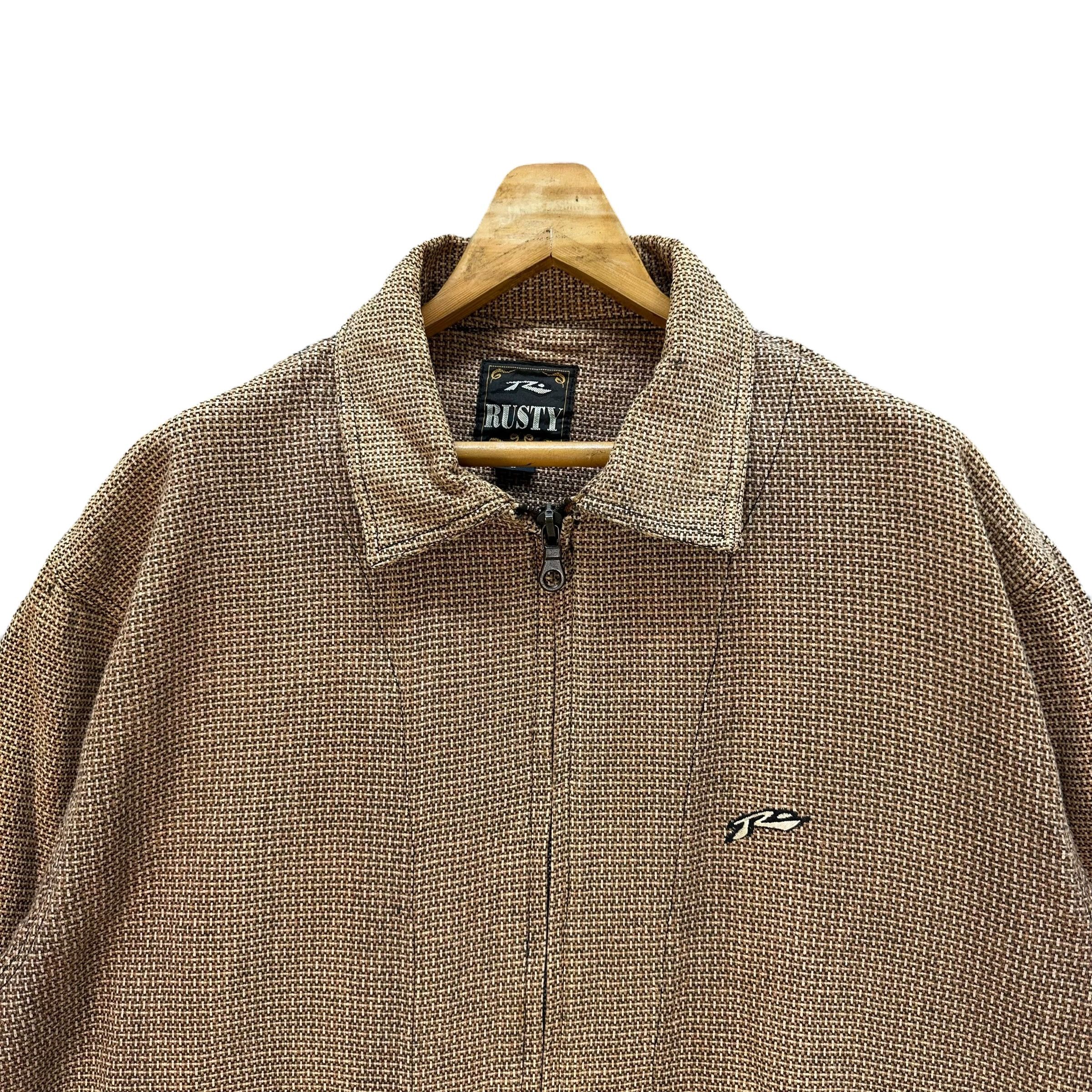 Rusty 90’s RUSTY Embroidery Small Logo Casual Jacket #71-1432 Size US M / EU 48-50 / 2 - 2 Thumbnail