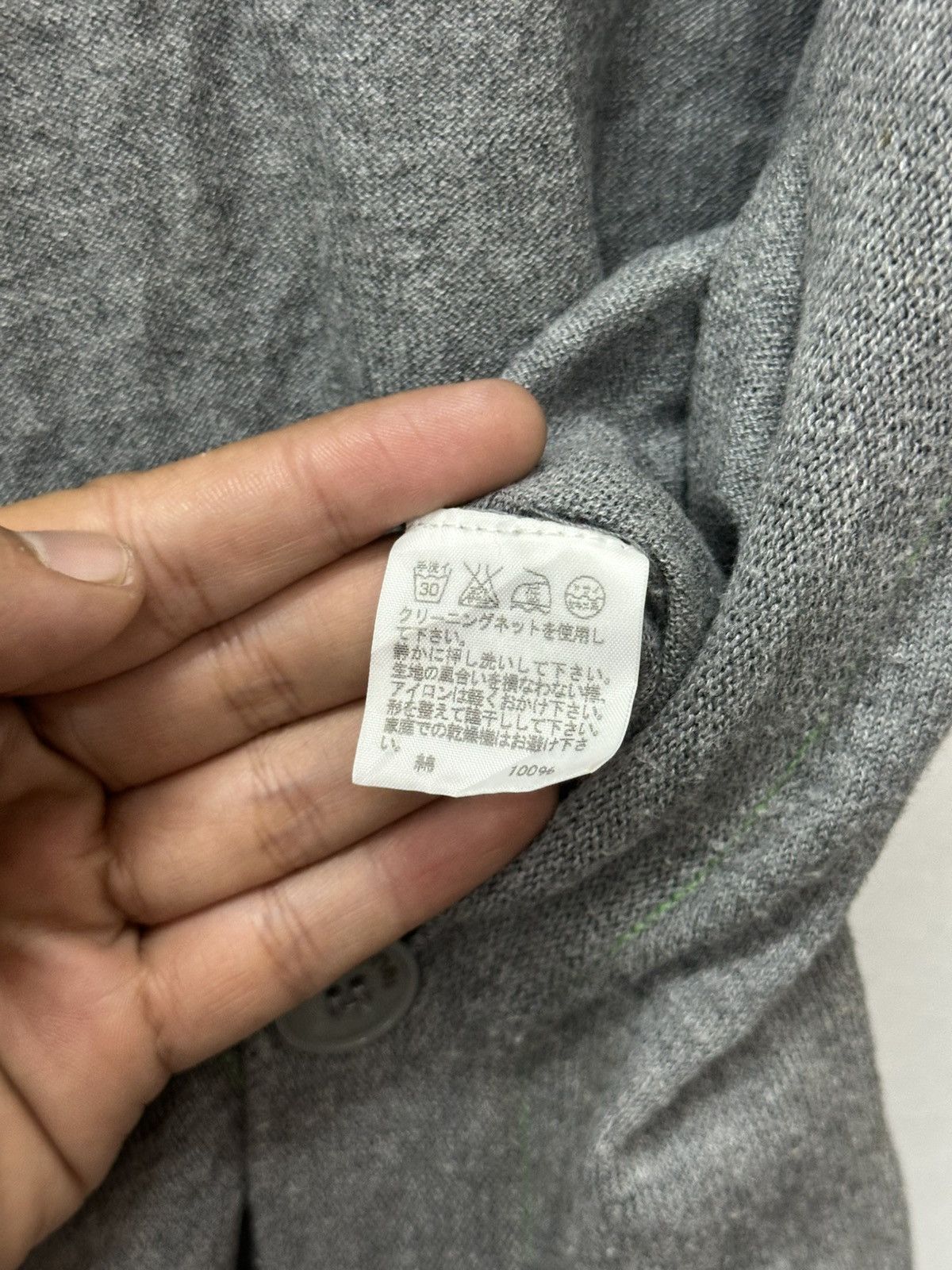Issey Miyake Issey Miyake Ne-Net Grey Button Cardigan Knitted Size US S / EU 44-46 / 1 - 5 Thumbnail