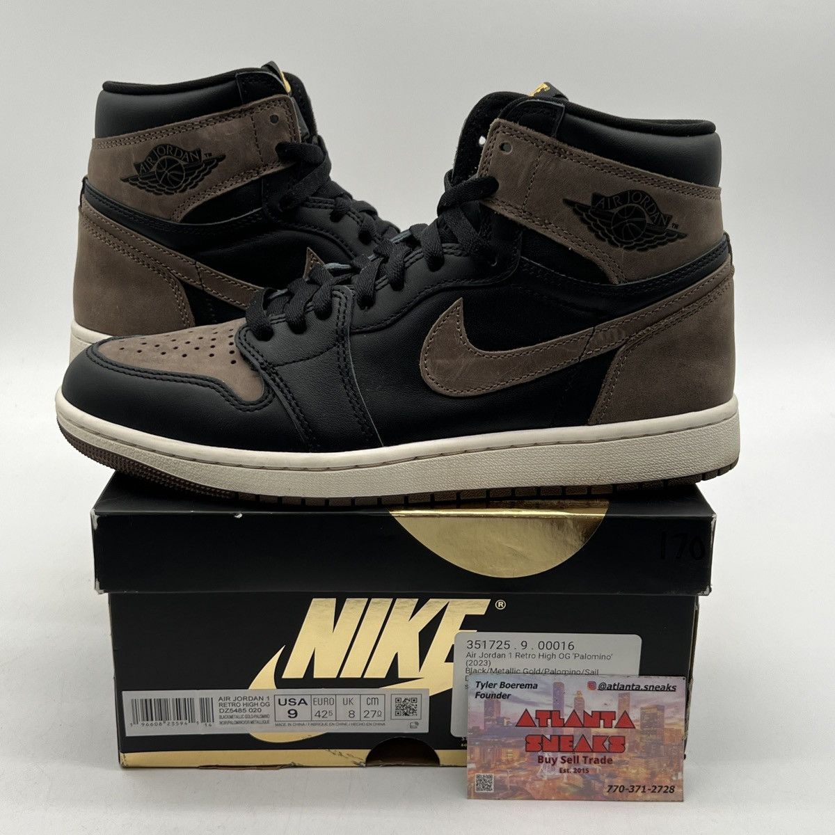 Nike Air Jordan 1 High palomino Size US 9 / EU 42 - 1 Thumbnail