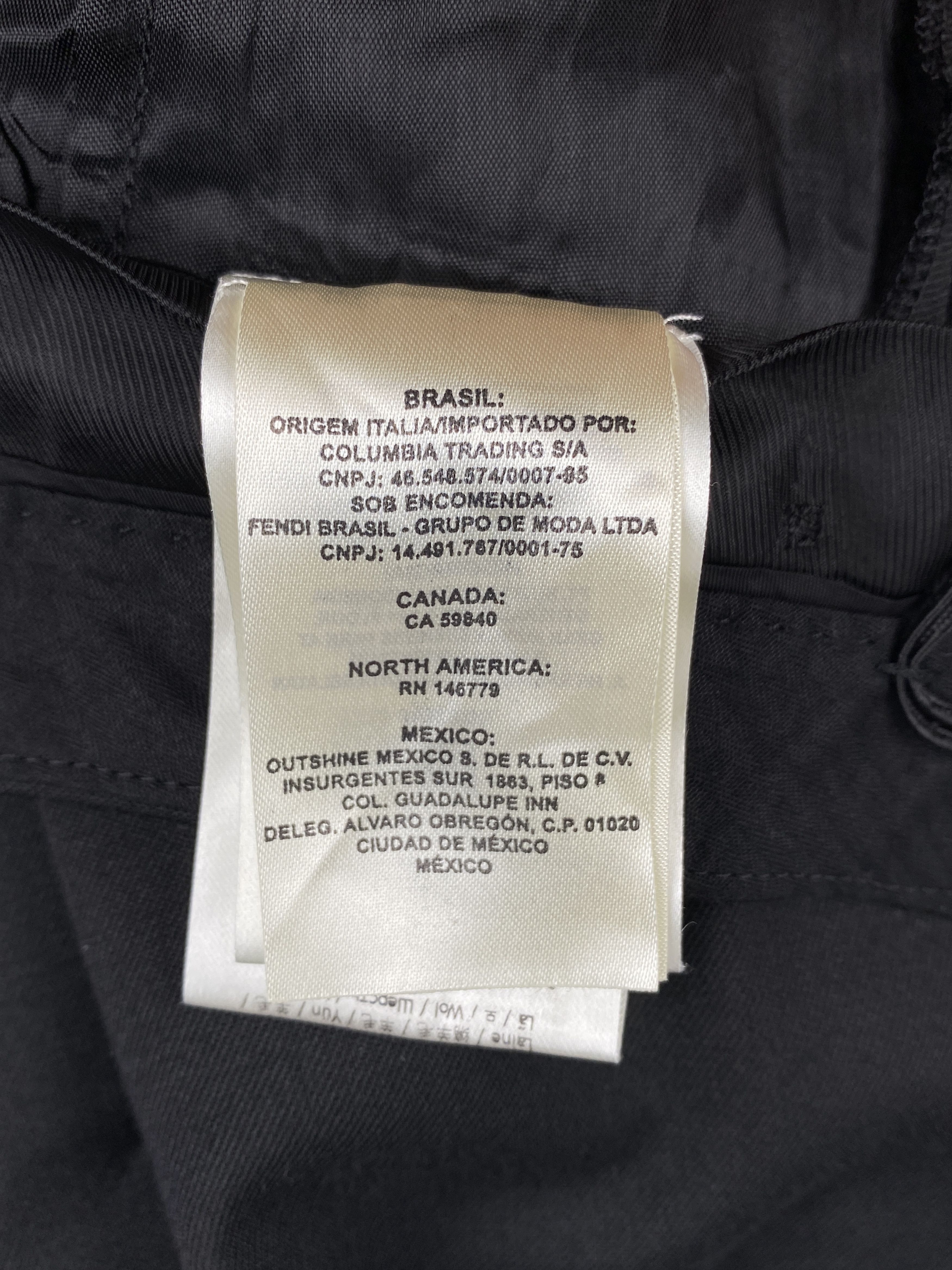 Fendi Roma Highwaist Black Trousers Size 30" / US 8 / IT 44 - 16 Thumbnail