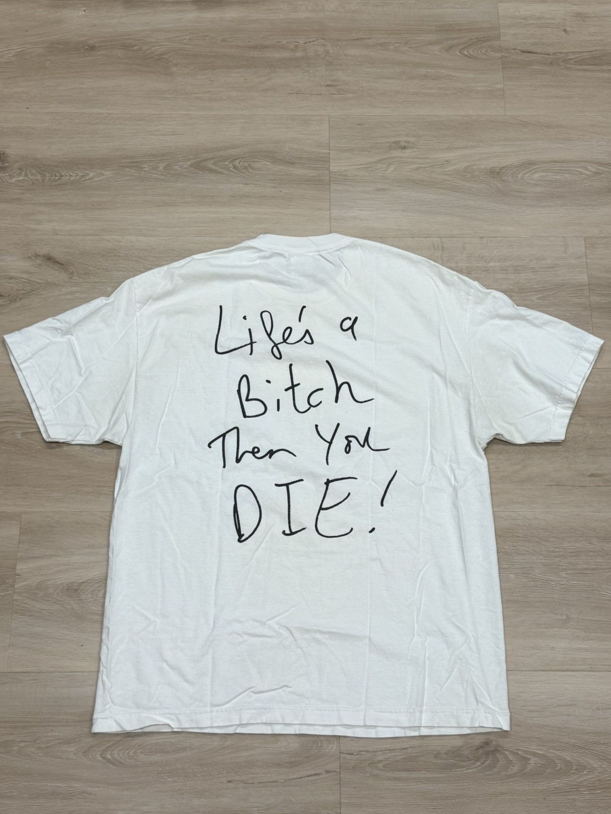 Damien Hirst × Supreme Supreme Damien Hirst Box Logo Tee life's a