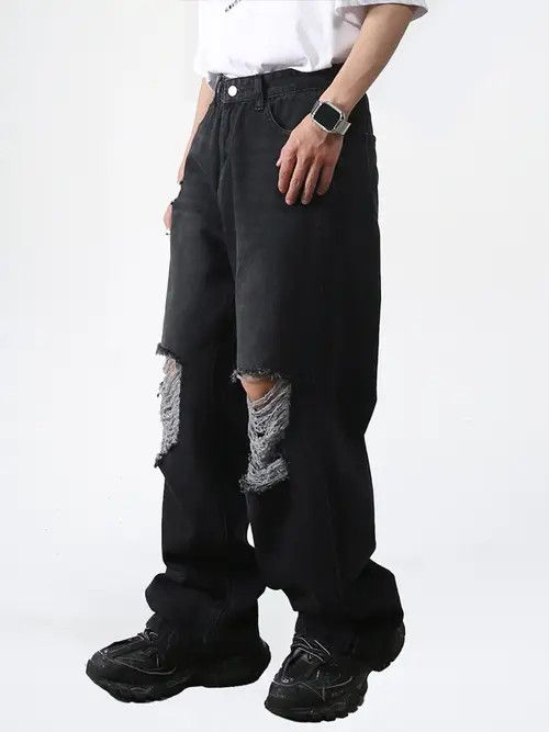 Vintage Retro punk denim pants Size US 32 / EU 48 - 3 Thumbnail