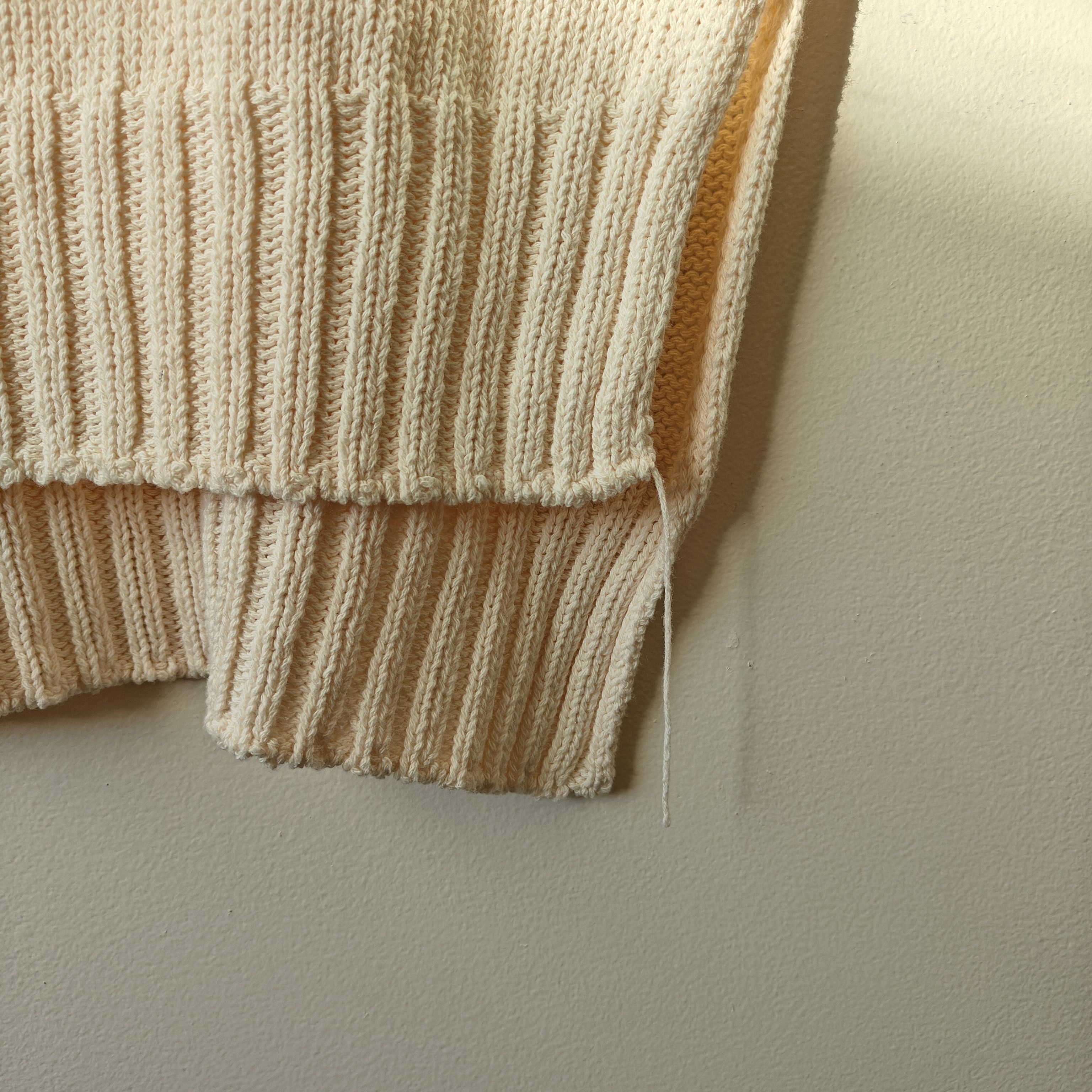Y's LNWOT Distressed v neck sweater collegiate ivy Size US M / EU 48-50 / 2 - 14 Thumbnail