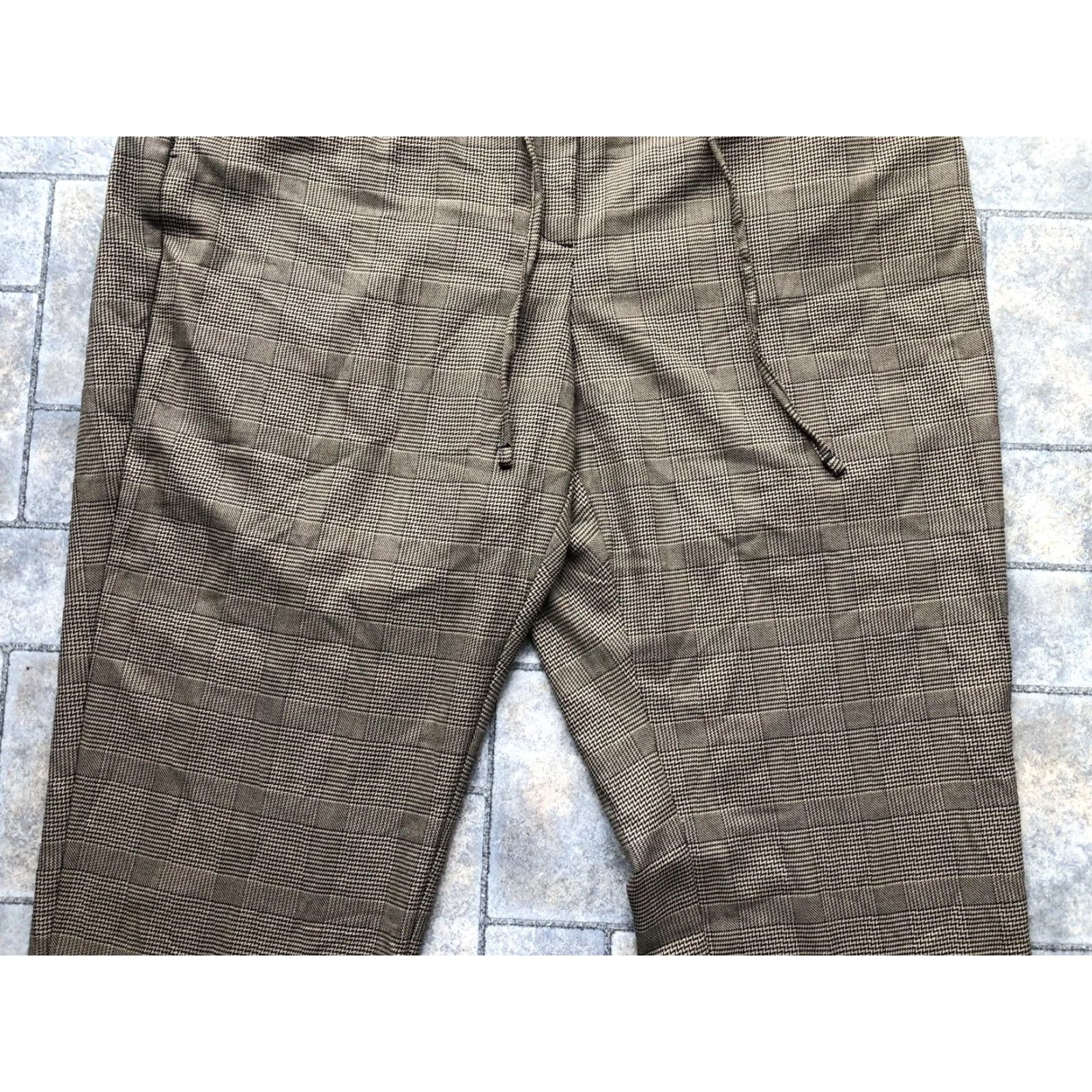 J. Jill NWT J. Jill Womens Pants PL Brown Black Rayon Polyester Spandex Viscose Petite P L - 89.00 MSRP Size 36" / US 14 / IT 50 - 3 Thumbnail