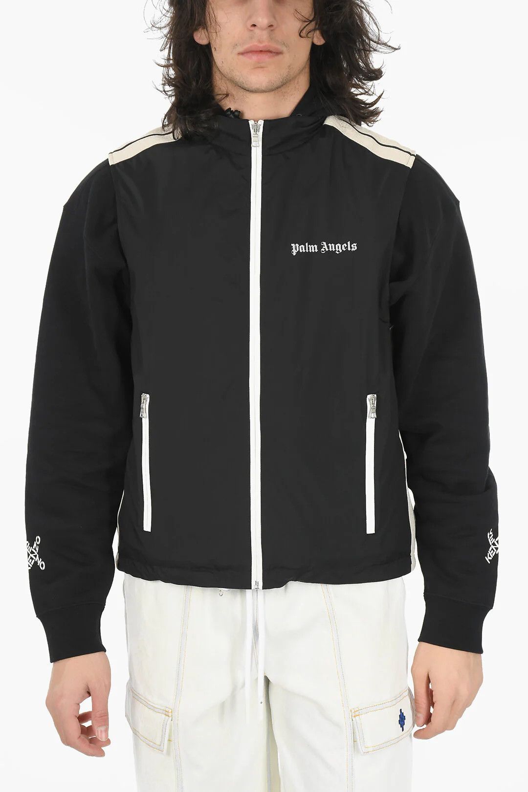Palm Angels og1mm0326 Nylon Gilet in Black Size US S / EU 44-46 / 1 - 1 Thumbnail