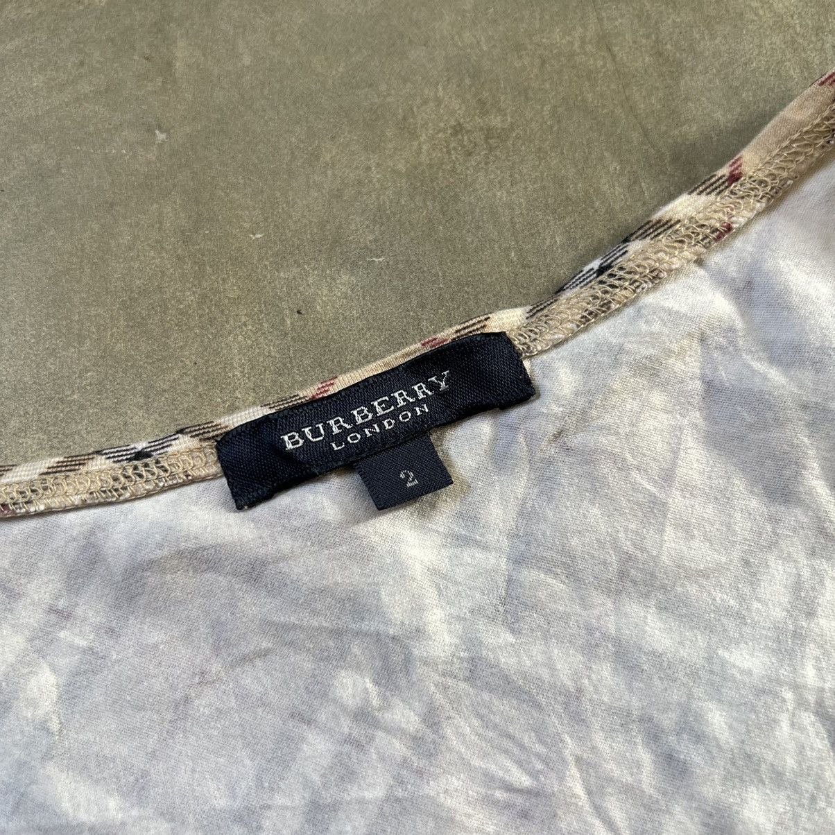 Burberry Vintage Burberry London nova check T-shirt Size S / US 4 / IT 40 - 3 Thumbnail