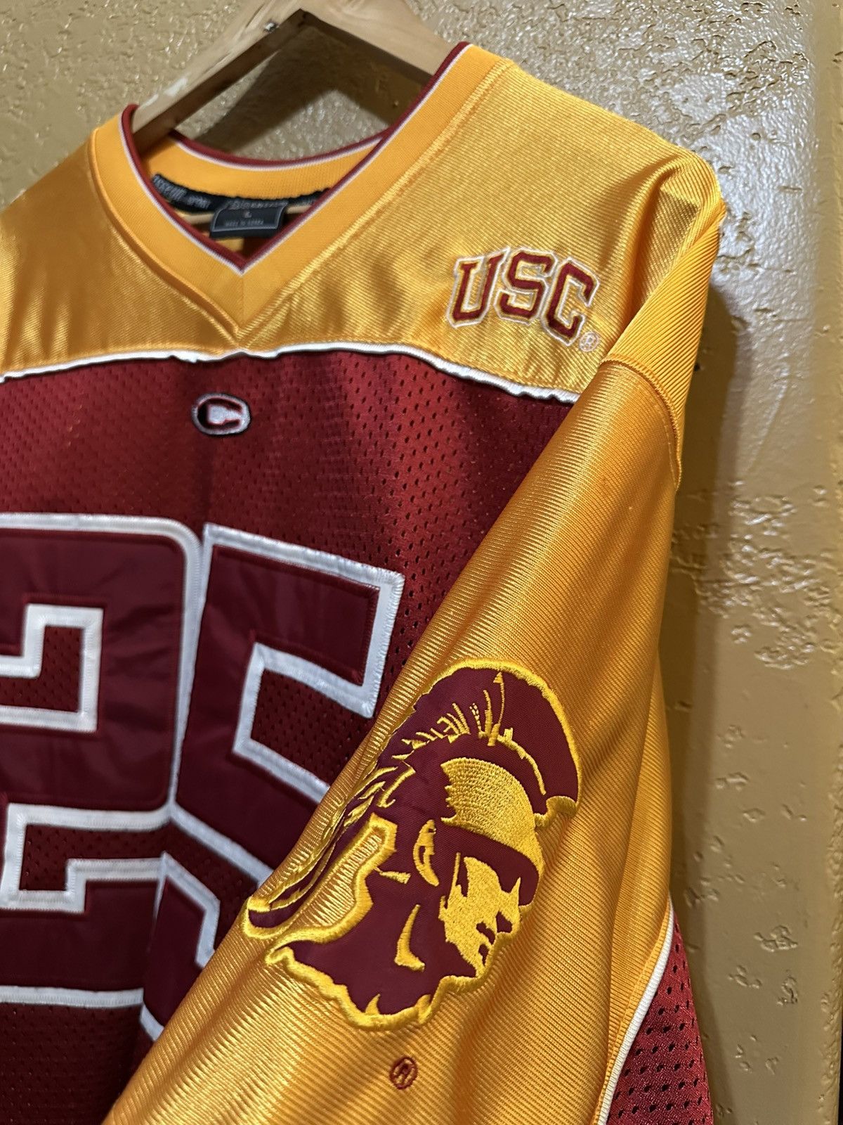 Vintage 📌 Vintage USC Trojans Football College Jersey large Size US L / EU 52-54 / 3 - 2 Thumbnail