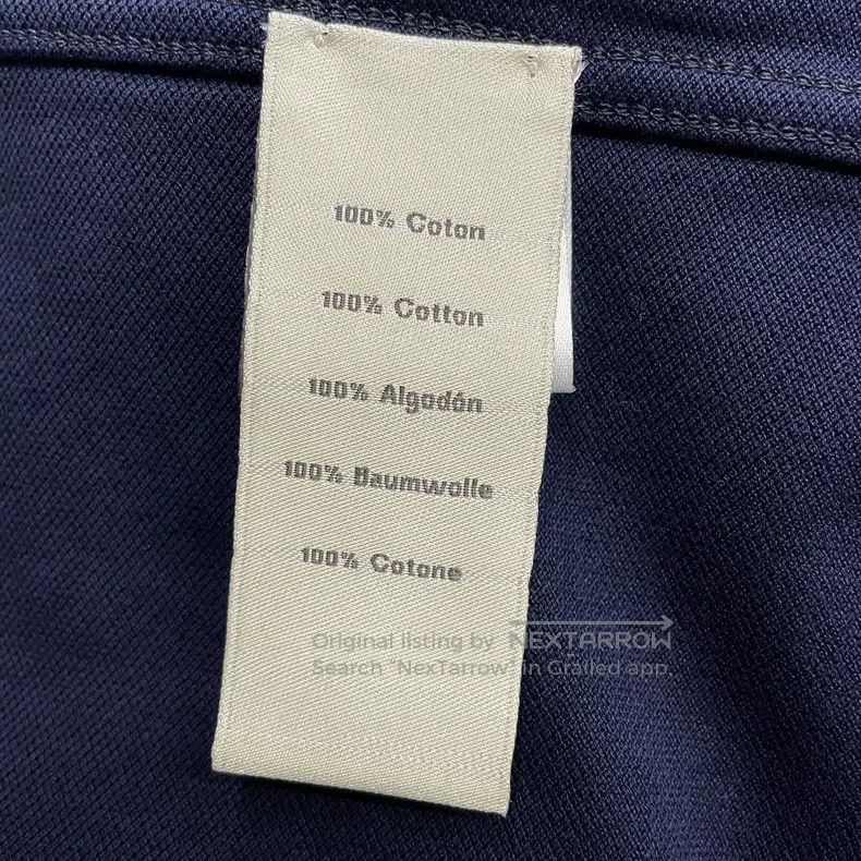 Hermes Hermes Polo shirt, dark blue, classic collar design with w Size US M / EU 48-50 / 2 - 7 Thumbnail
