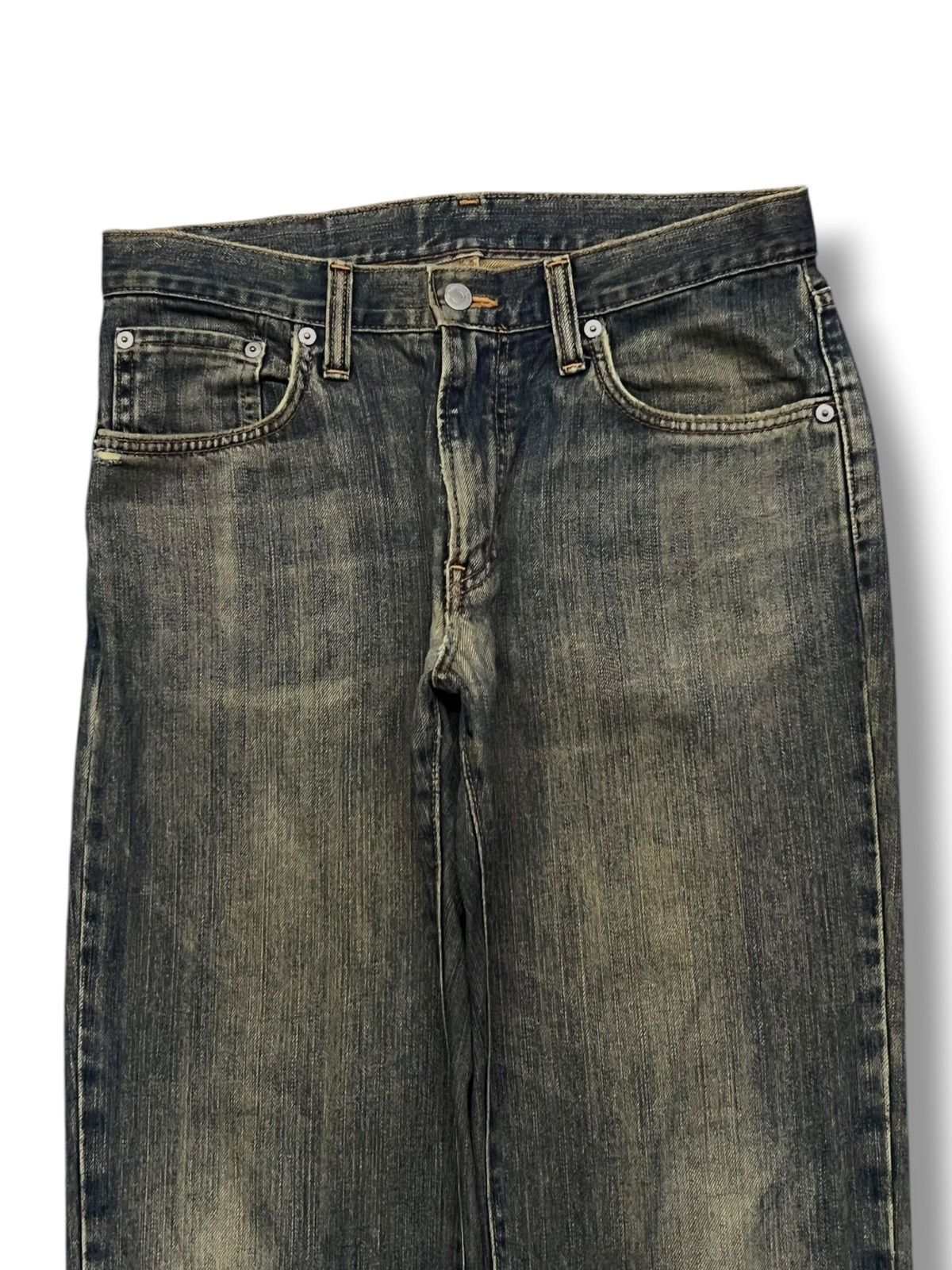 Edwin Vintage Edwin E604R Japan - Faded Mud Wash, Distressed Denim Size US 32 / EU 48 - 4 Thumbnail