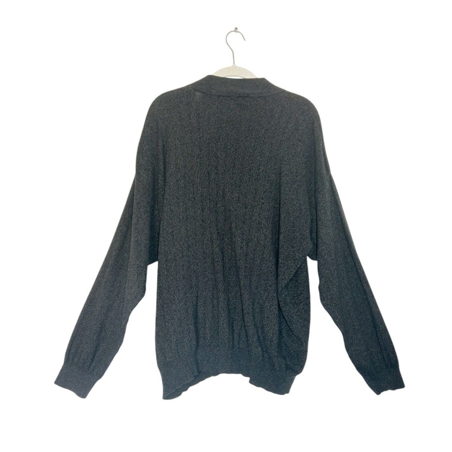 Pronto Uomo Pronto Uomo Men's Long Sleeve Mock Neck Sweater in Dark Gray Size US XL / EU 56 / 4 - 2 Thumbnail