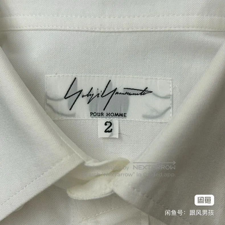 Yohji Yamamoto Yohji Yamamoto Rope Zip Collar White Shirt. Size US M / EU 48-50 / 2 - 6 Thumbnail
