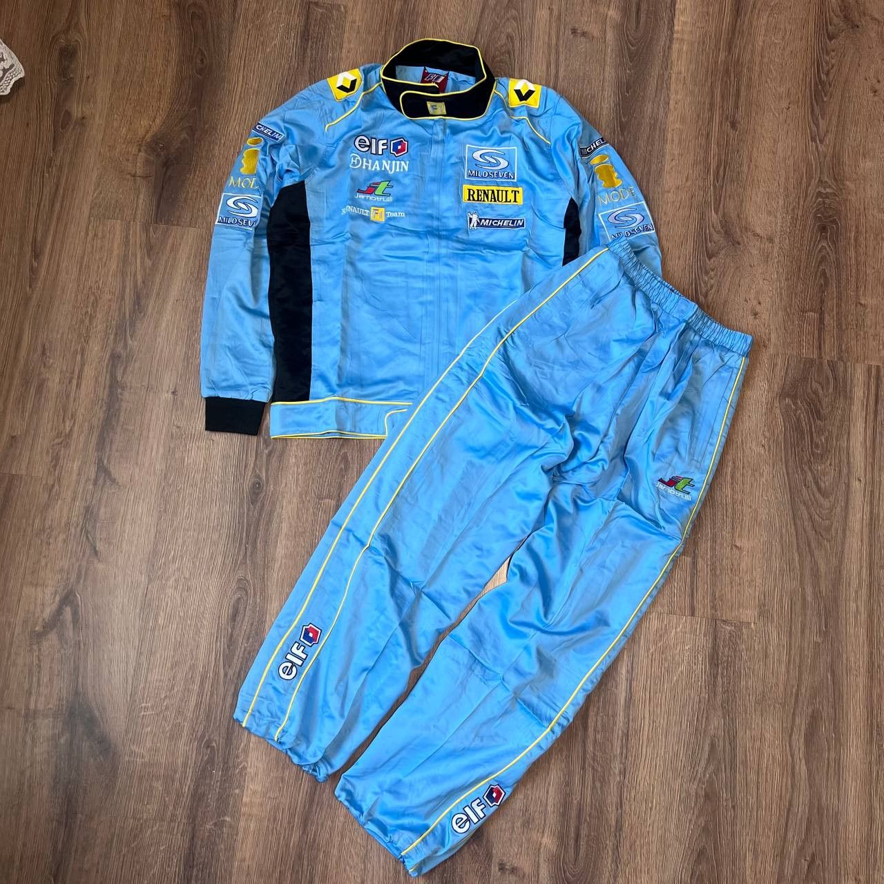 Vintage Vintage Renault F1 Team Racing Track Suit Size US M / EU 48-50 / 2 - 1 Thumbnail