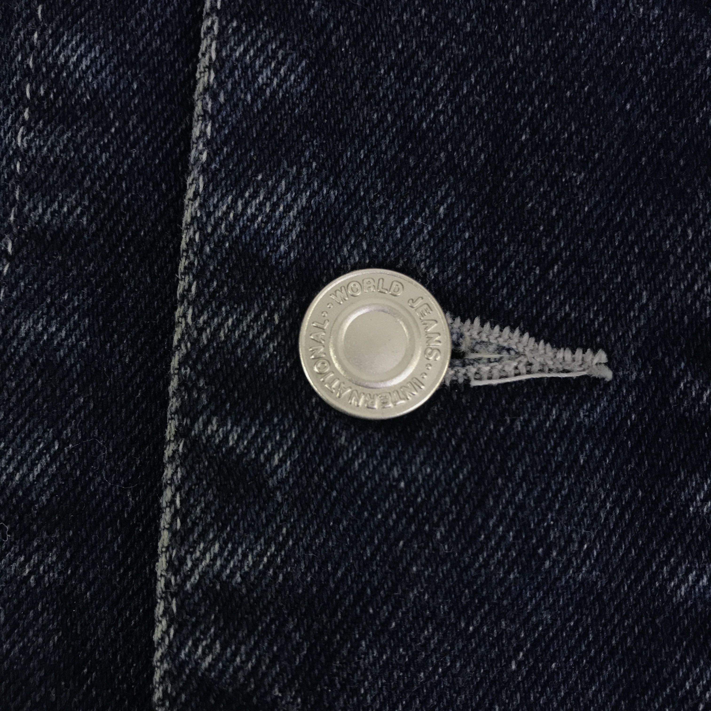 Japanese Brand Vintage Seashop Denim Button Jacket K115B7 Size US L / EU 52-54 / 3 - 9 Thumbnail