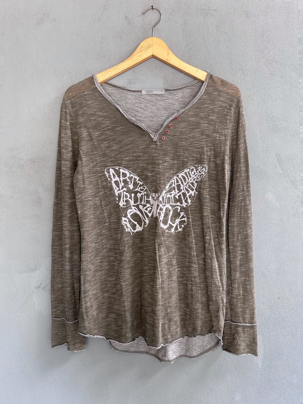 image of Beauty Beast x Hysteric Glamour Japanese Rui Skull Poem Fly Ifsixwasnine Lgb Style in Army Dark Bro