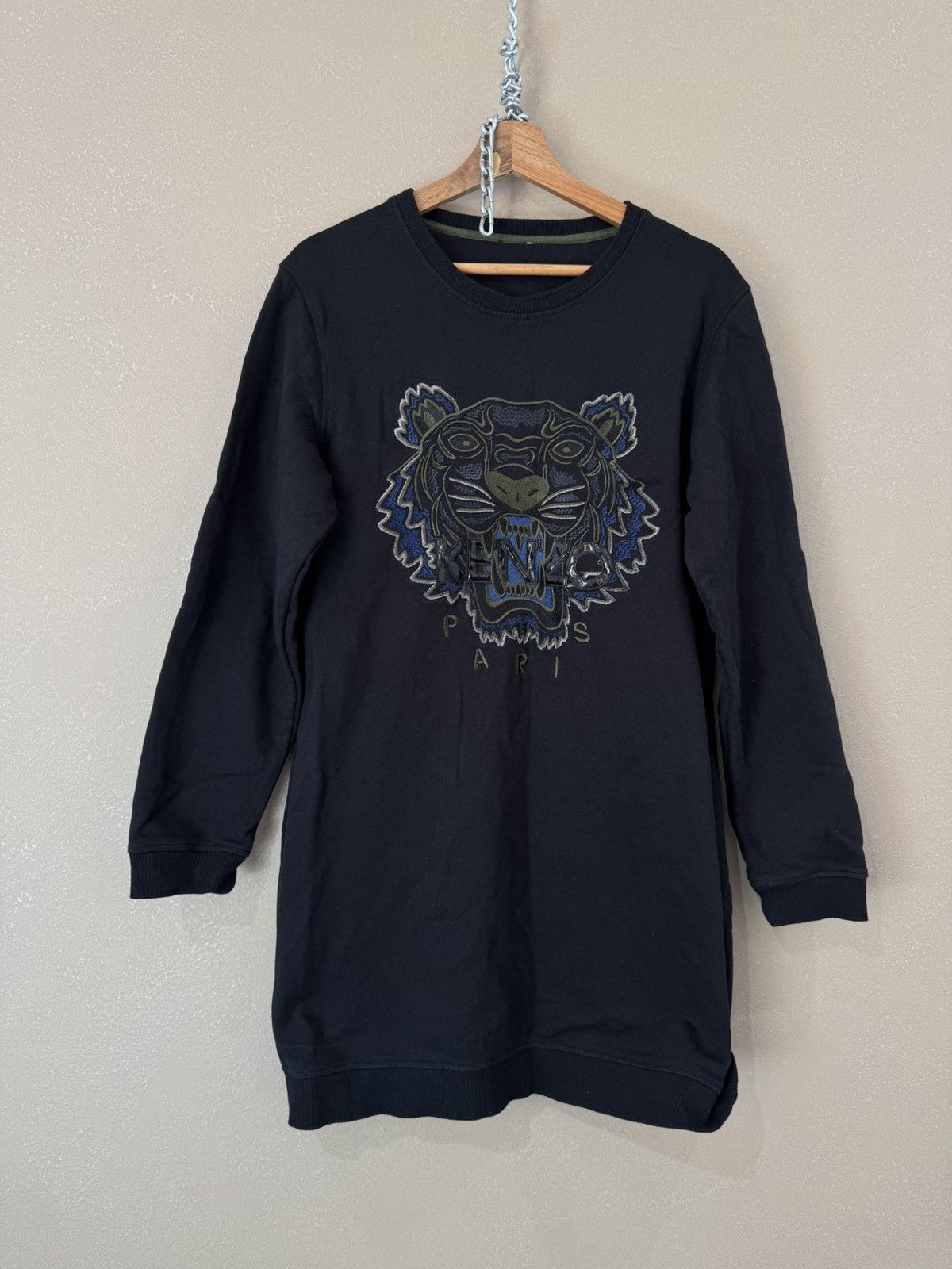 Kenzo Women’s Kenzo Paris sweatshirt tiger logo luxury black Size M / US 6-8 / IT 42-44 - 1 Thumbnail