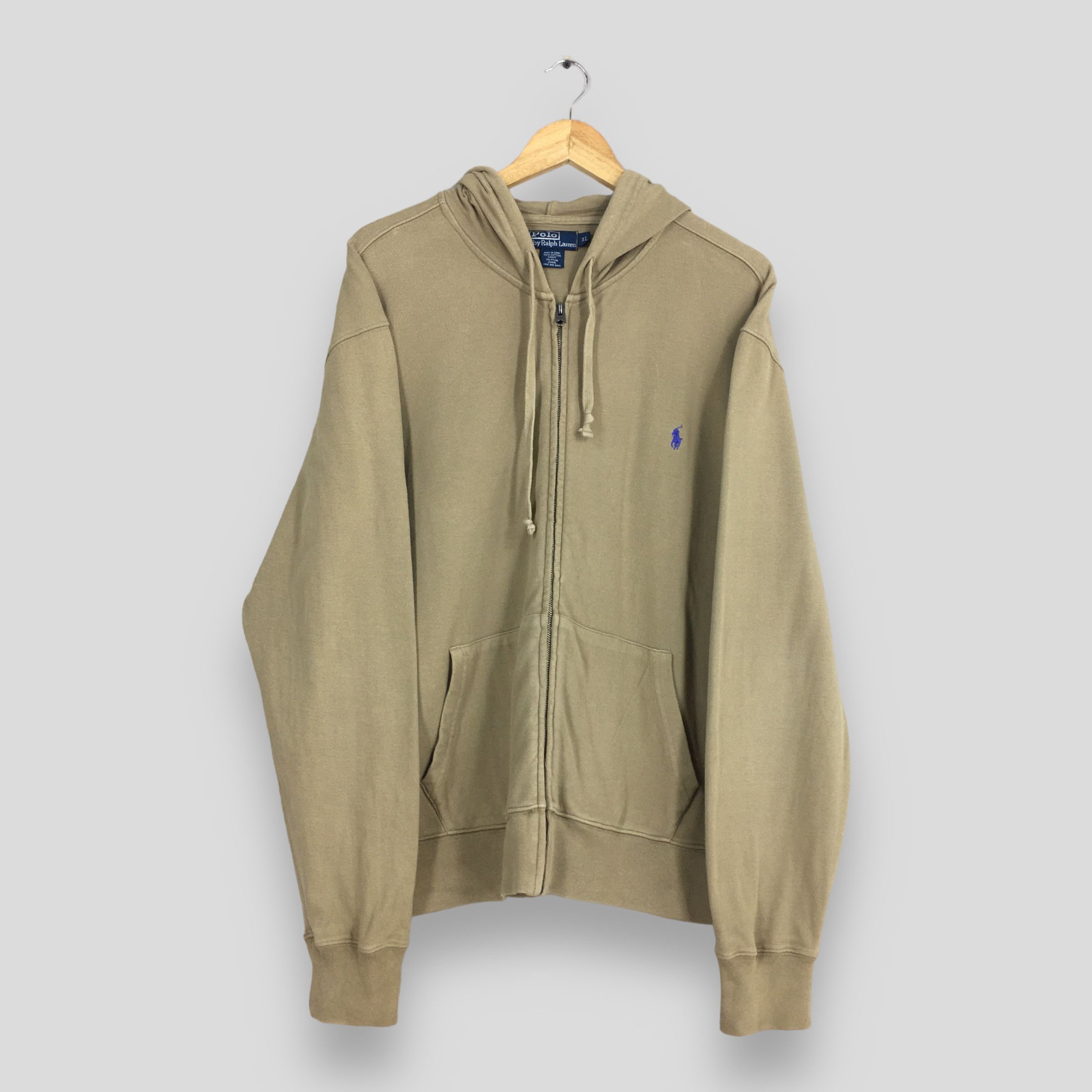 Polo Ralph Lauren Vintage Polo Ralph Lauren Zipper Hoodie Sweatshirt XLarge Size US XL / EU 56 / 4 - 1 Thumbnail