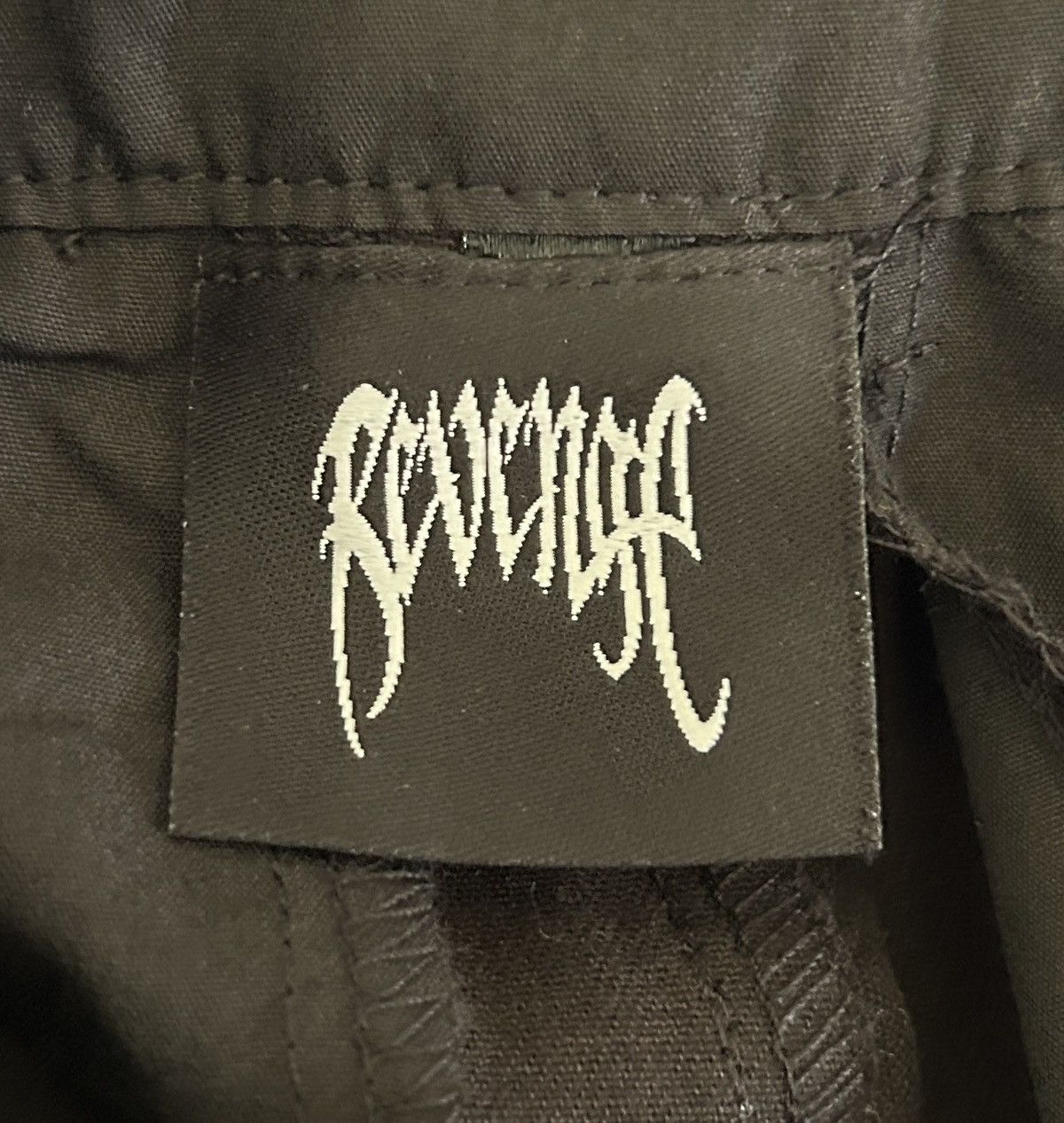 Designer × Revenge Revenge Black Crosshair Work Pants Size: Small Size US 28 / EU 44 - 4 Thumbnail