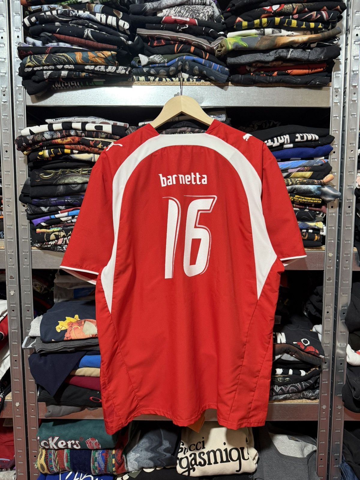 Puma Switzerland Barnetta 2006 2007 2008 Home Soccer Jersey