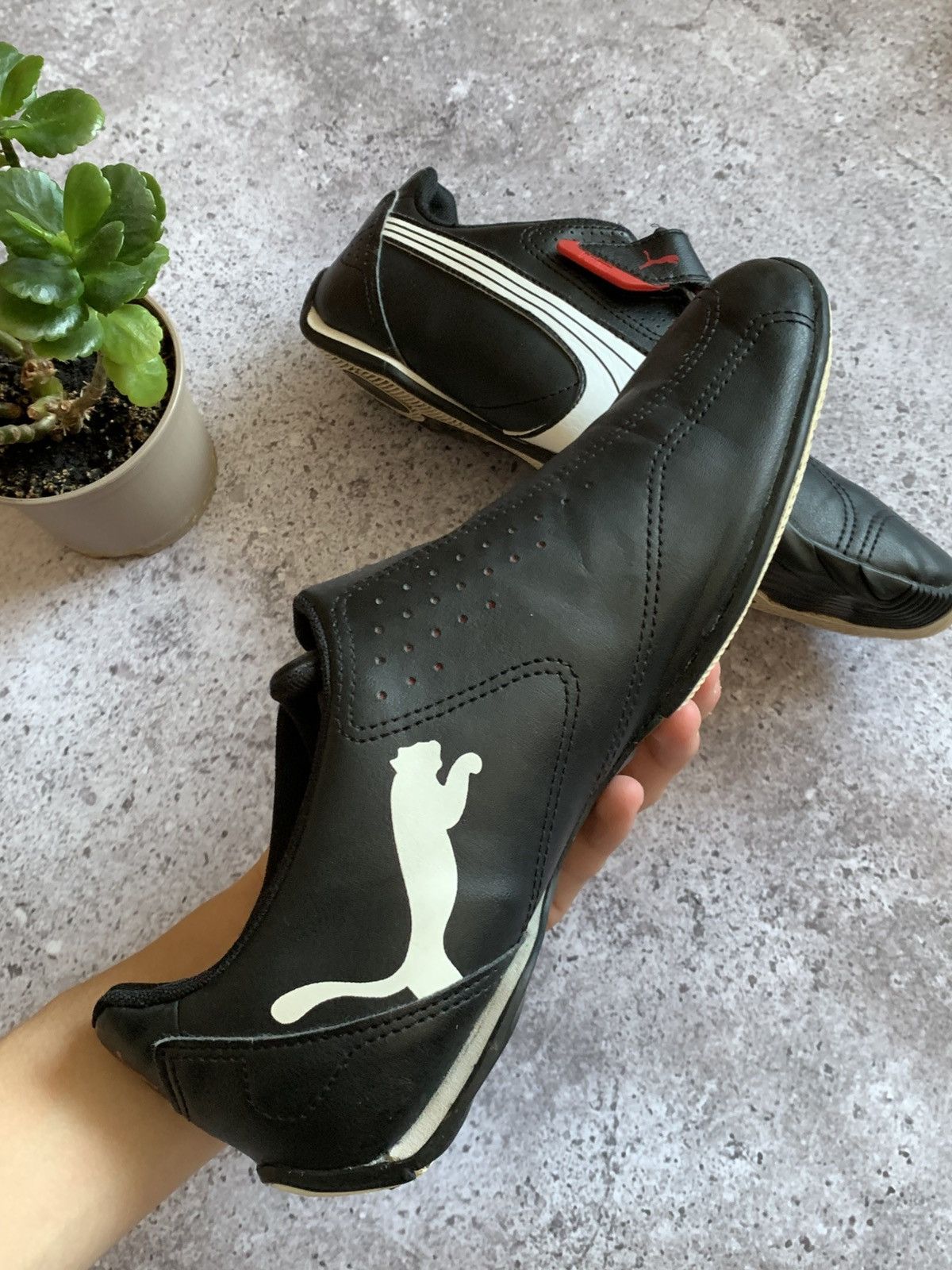 Puma 🔥VINTAGE PUMA MOSTRO REDON SLIP ON SNEAKERS Y3 VIBE Size US 9 / EU 42 - 6 Thumbnail