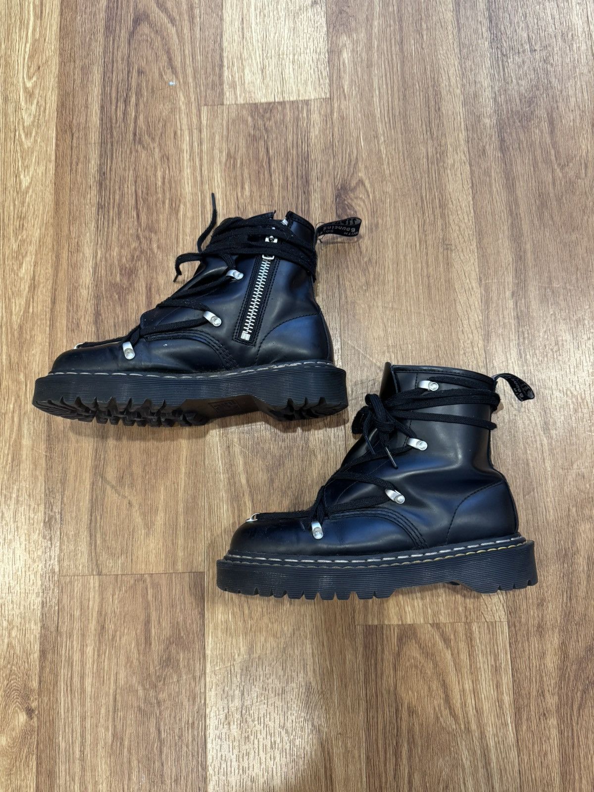 Dr. Martens × Rick Owens Rick Owens x Dr Martens Pentagram 1460 Boots Size US 9 / EU 42 - 4 Thumbnail