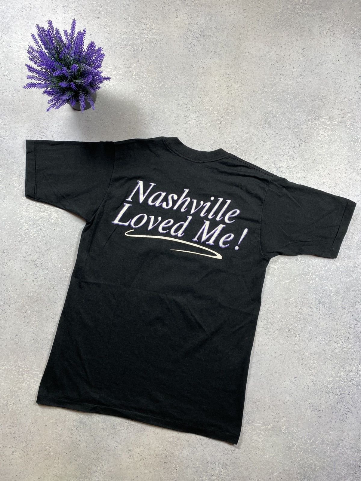 Vintage Vintage black Belton I Love Nashville T-shirt single stitch Size US L / EU 52-54 / 3 - 5 Thumbnail