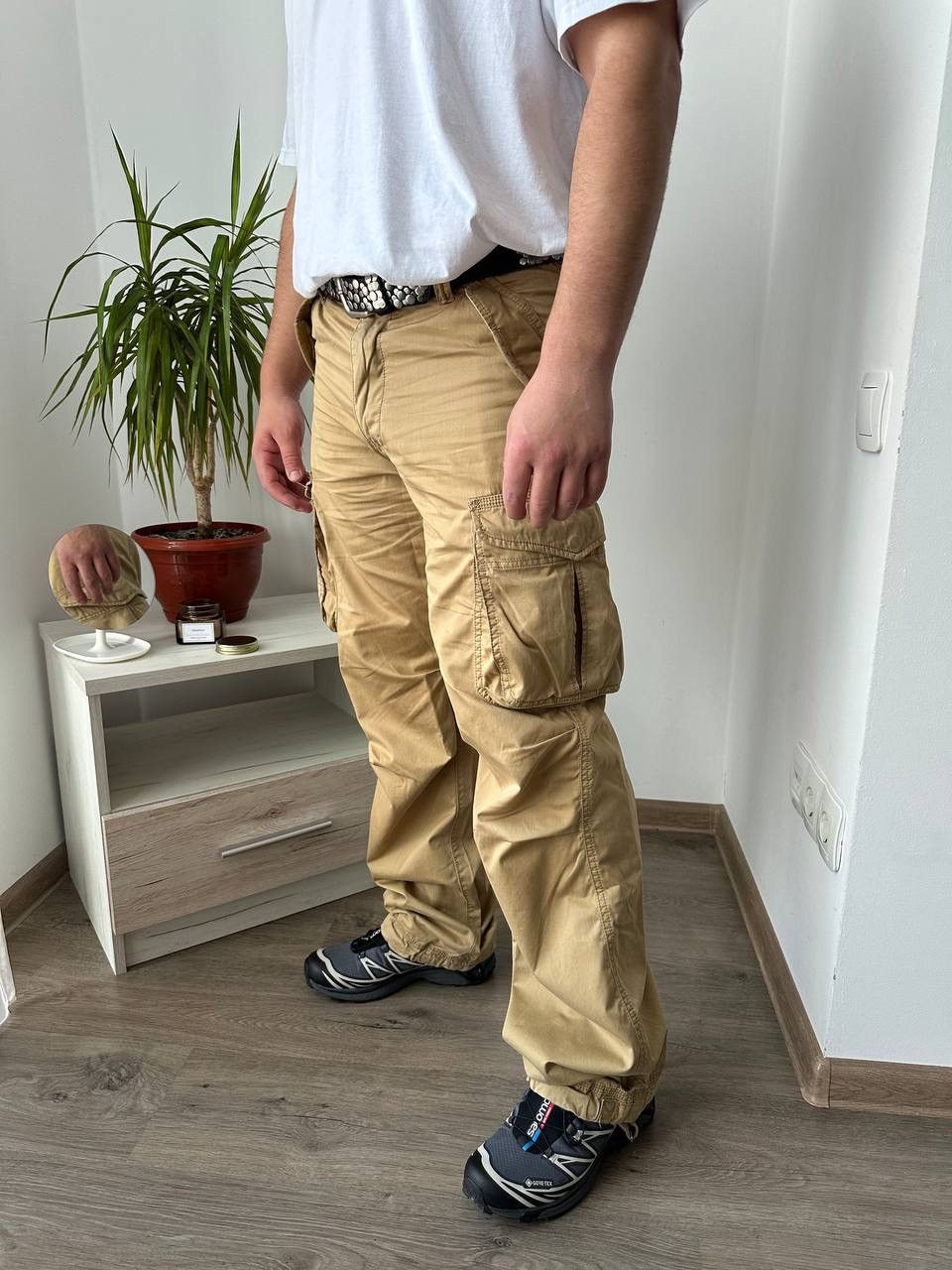 Timberland × Vintage Vintage Timberland Cargo Beige Duxbury Pants Size US 32 / EU 48 - 10 Thumbnail