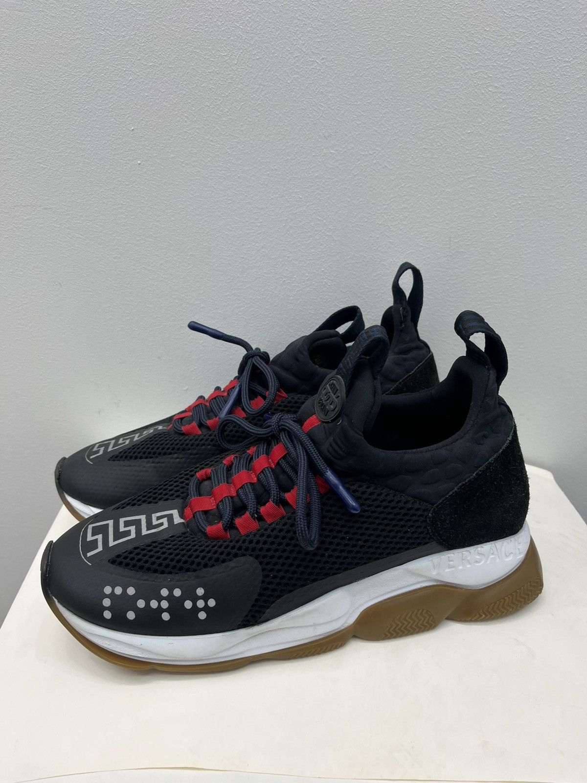 Versace Versace Chain Reaction Reflective Shoes Size US 10 / EU 43 - 1 Thumbnail
