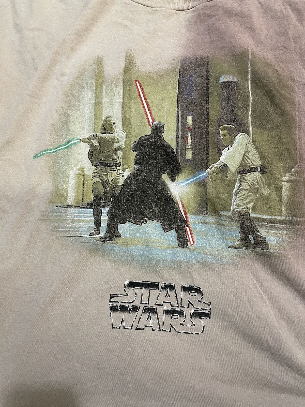 Vintage Vintage Star Wars Obi Wan Darh Maul Tie Dye Sz XL Size US XL / EU 56 / 4 - 3 Thumbnail