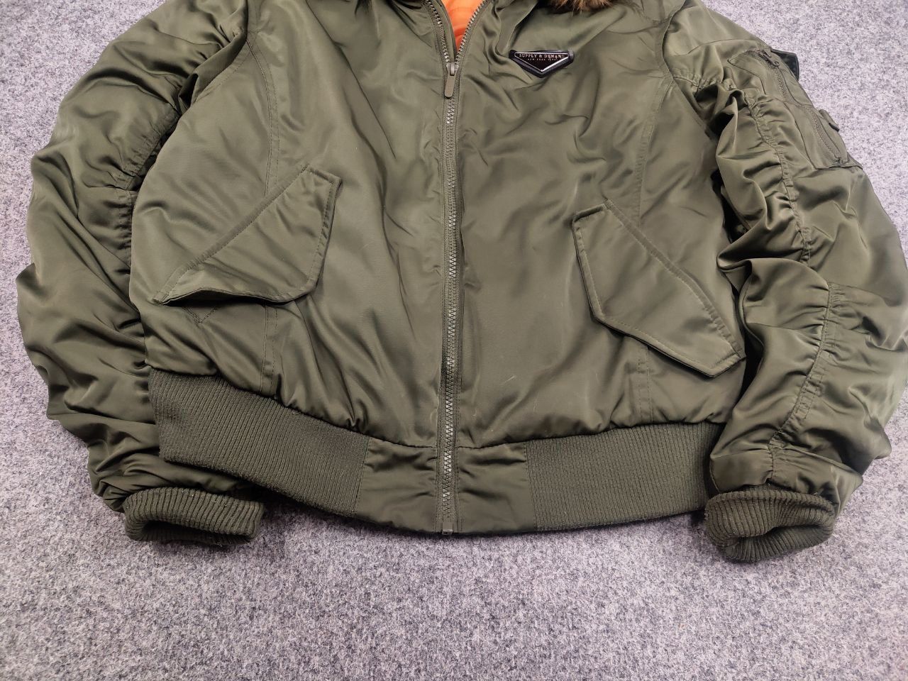 If Six Was Nine Vtg Fur Jacket if six was nine Style le grande bleu Bomber Size US S / EU 44-46 / 1 - 4 Thumbnail