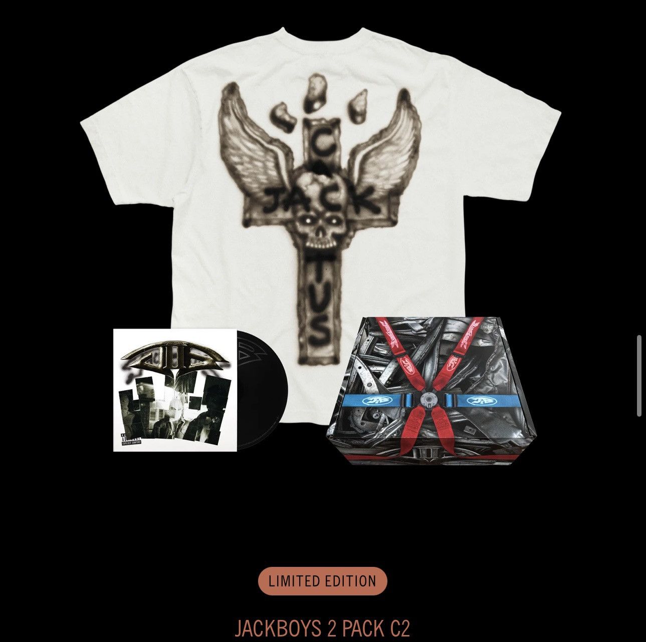 Travis Scott JACKBOYS 2 PACK C2 Size US L / EU 52-54 / 3 - 6 Thumbnail