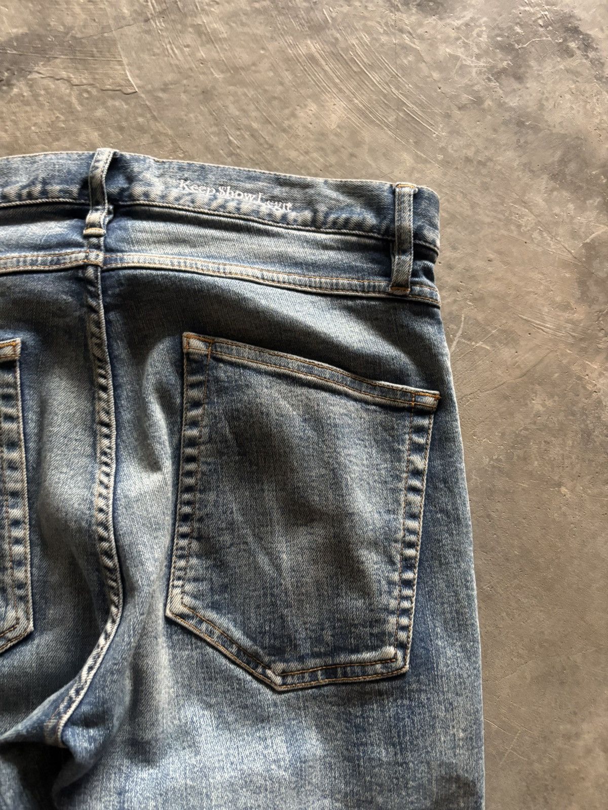 Japanese Brand KEEP SHOW LEGIT skinny slim japanese patchwork KAPITAL style Size US 31 - 17 Thumbnail
