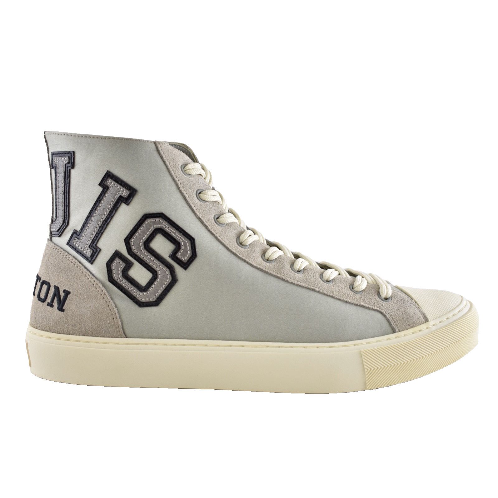 Louis Vuitton Louis Vuitton Tattoo Grey Satin Suede Kim Jones High Top Size US 9 / EU 42 - 1 Thumbnail
