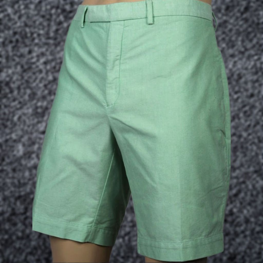 Polo Ralph Lauren POLO Ralph Lauren Green Chino Shorts 34 NWT Mens Khakis, Chinos, Flat Front, 100% Cotton, Green, Size 34, NWT Size US S / EU 44-46 / 1 - 1 Thumbnail