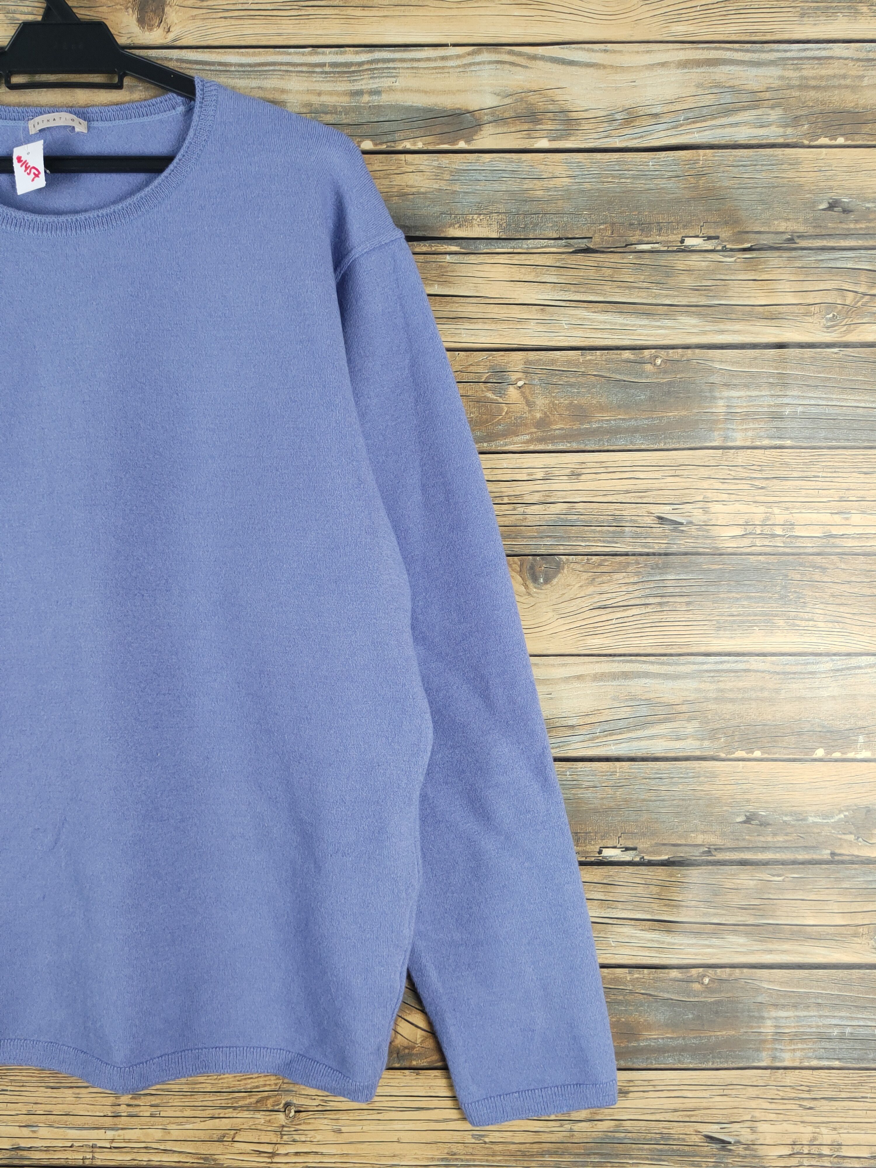 Japanese Brand Eastnation Blue plain shirts #W1457 Size US M / EU 48-50 / 2 - 5 Thumbnail