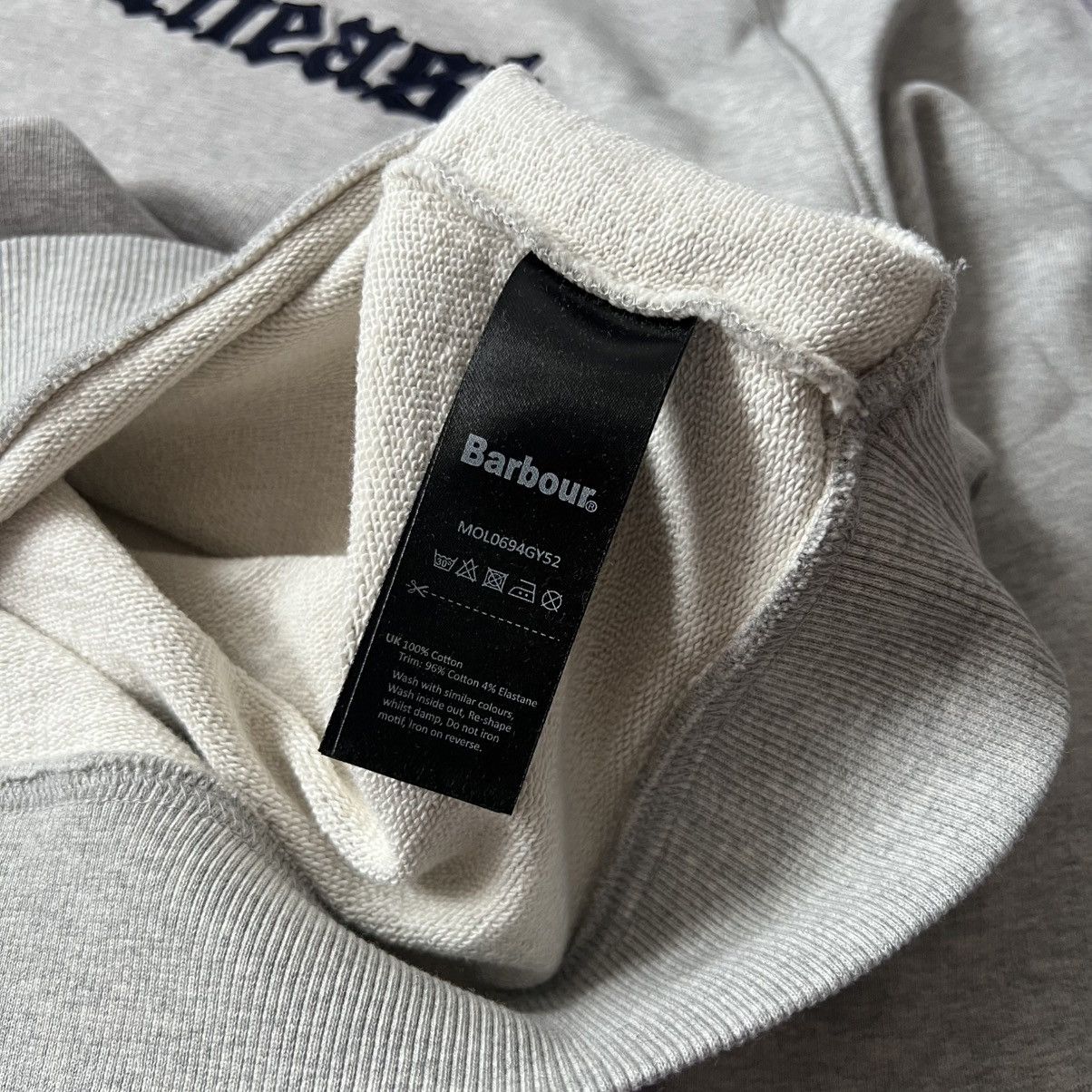 Barbour × Noah NWT Barbour x Noah Northeast Embroidered Sweatshirt Grey Size US M / EU 48-50 / 2 - 6 Thumbnail