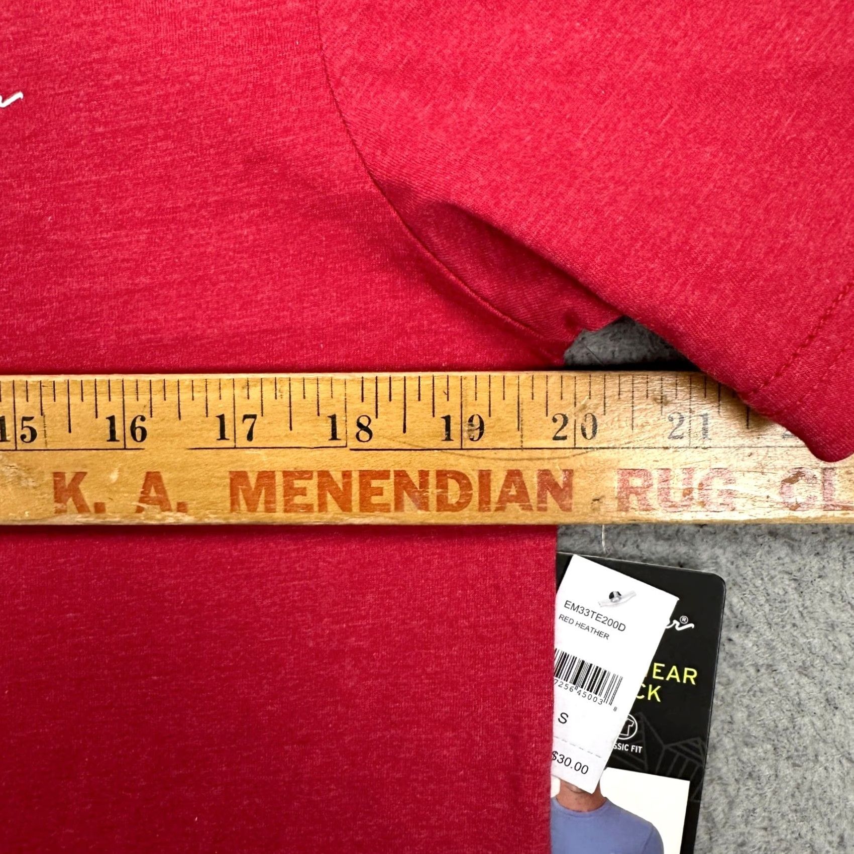 Eddie Bauer Eddie Bauer Mens T-Shirt Small Red Crewneck Tee Super Soft Classic Fit Logo NEW Size US S / EU 44-46 / 1 - 7 Thumbnail
