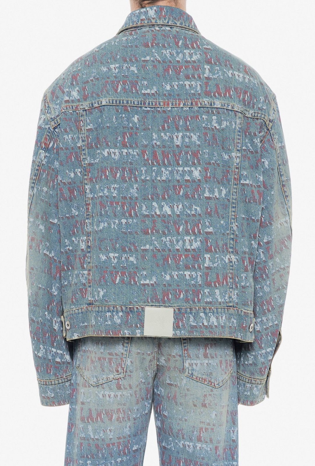 Future × Lanvin Last Size Lanvin x Future Logo Embroidered Denim Jacket Size US L / EU 52-54 / 3 - 2 Thumbnail