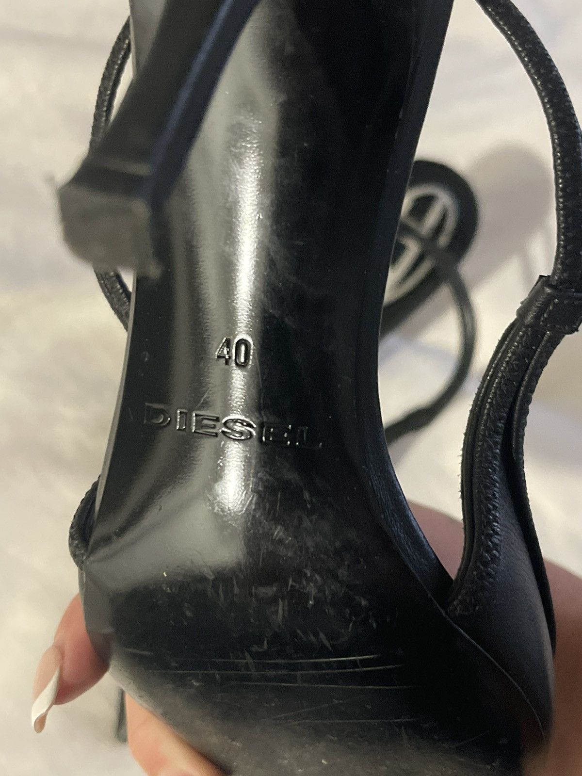 Diesel Womens Diesel Logo Heel Size US 9.5 / IT 39.5 - 3 Thumbnail