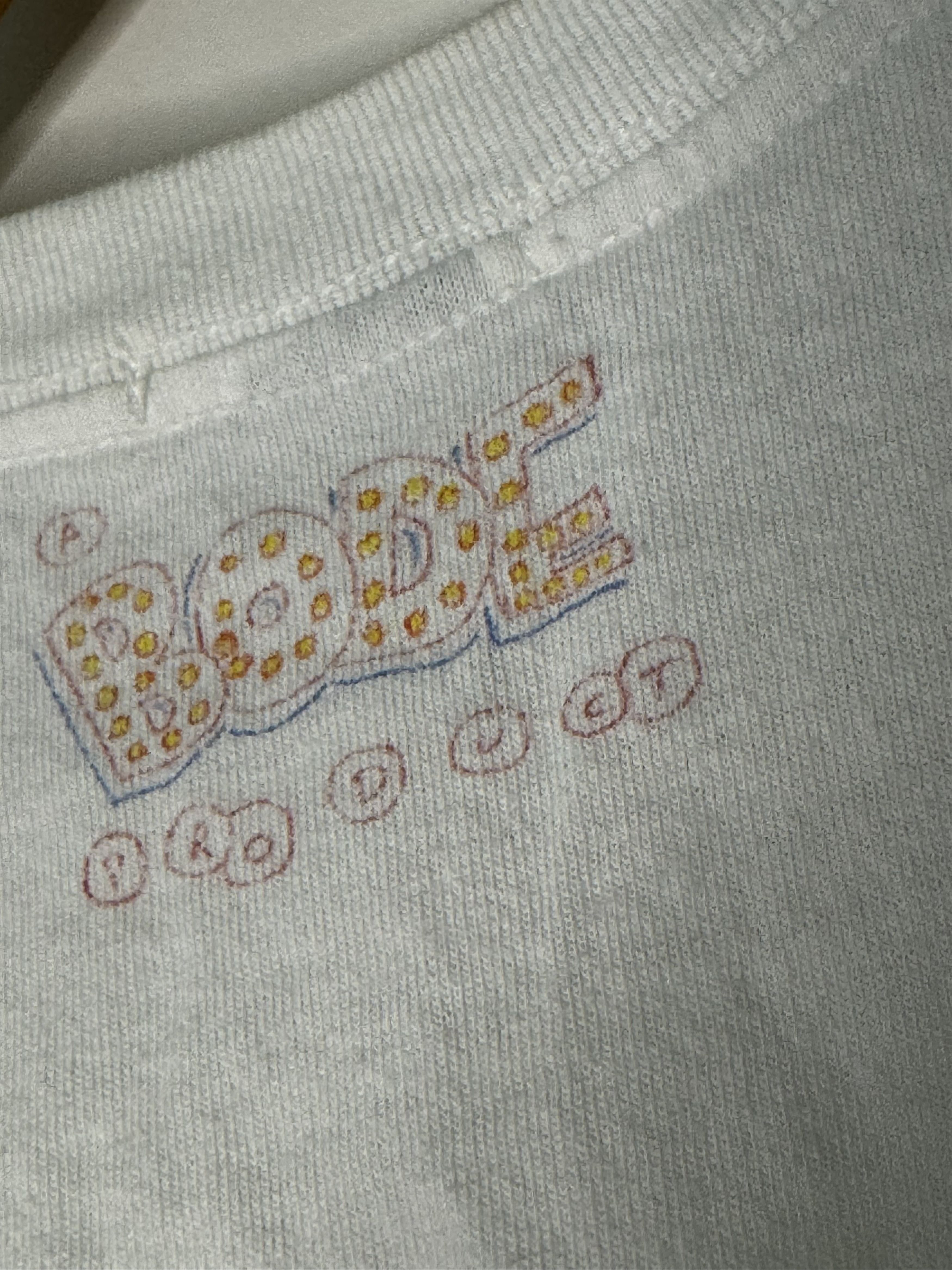 Bode Bode FW20 Hand-Drawn Cow Graphic T-Shirt Size US L / EU 52-54 / 3 - 6 Thumbnail